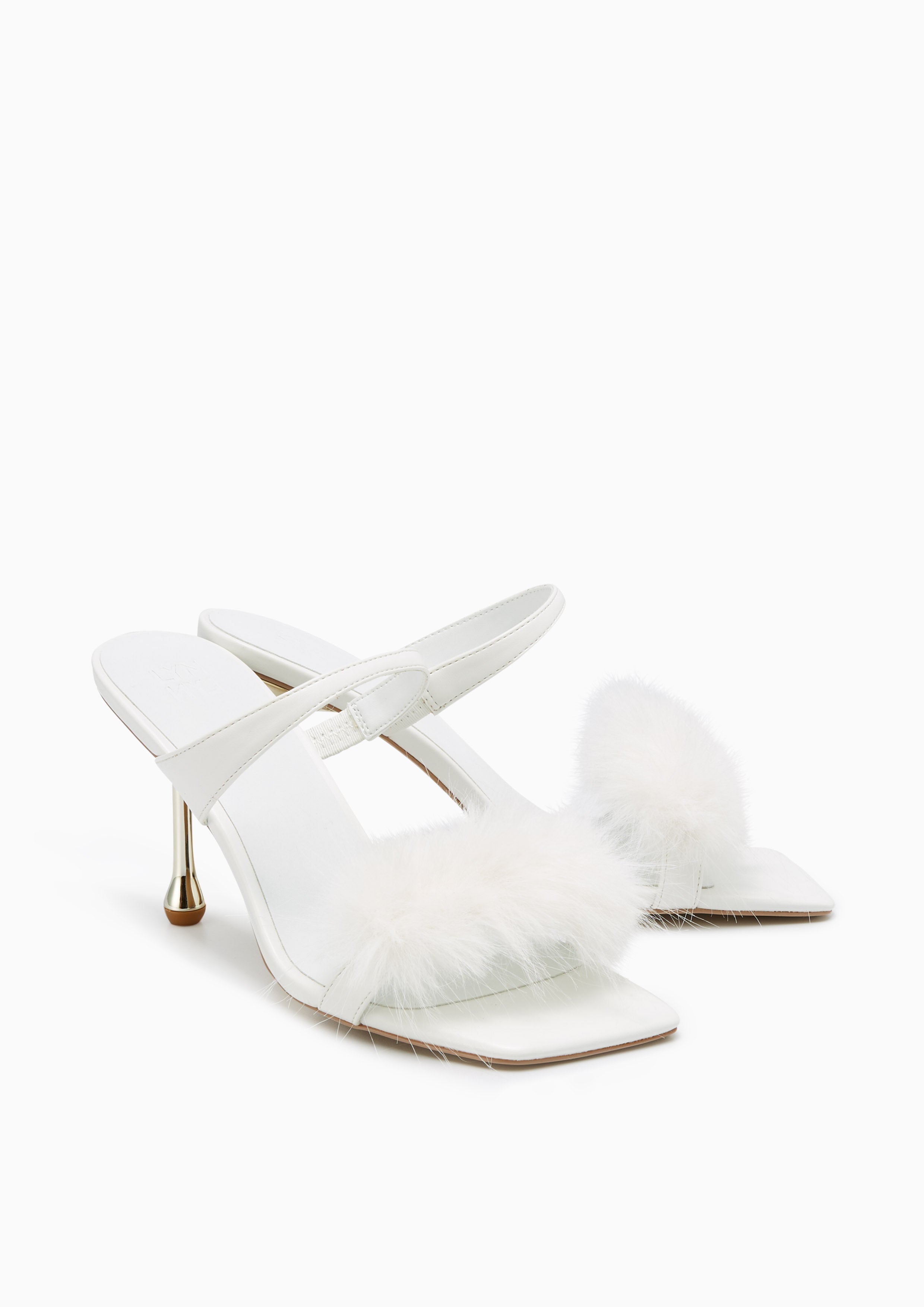 Mina Heels - White