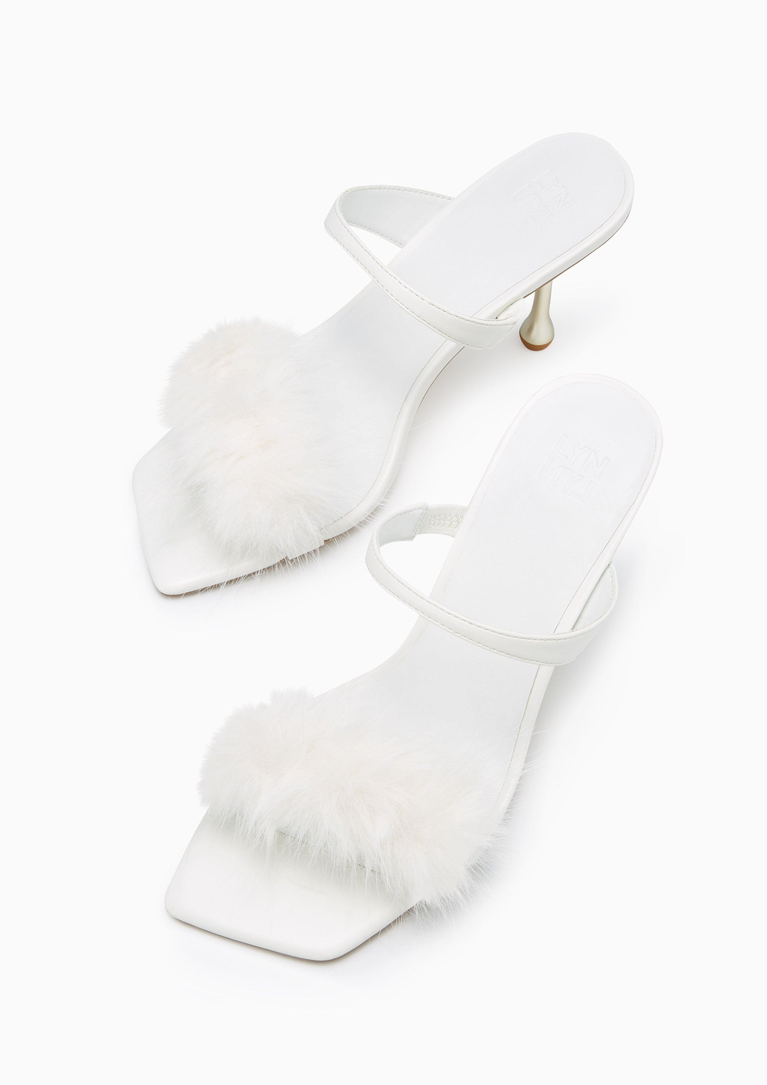 Mina Heels - White