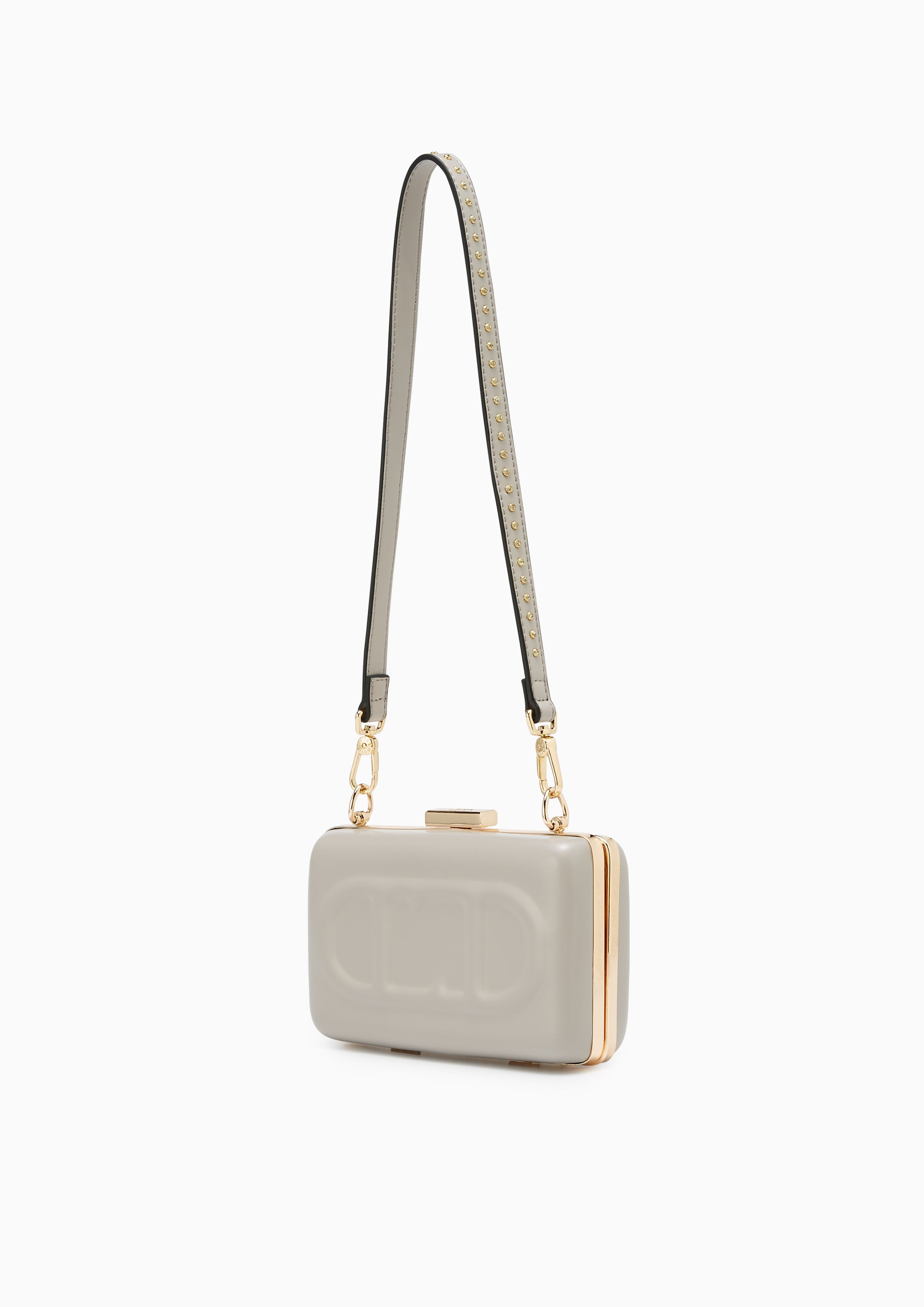 Barney Clutch With Chain  - Taupe