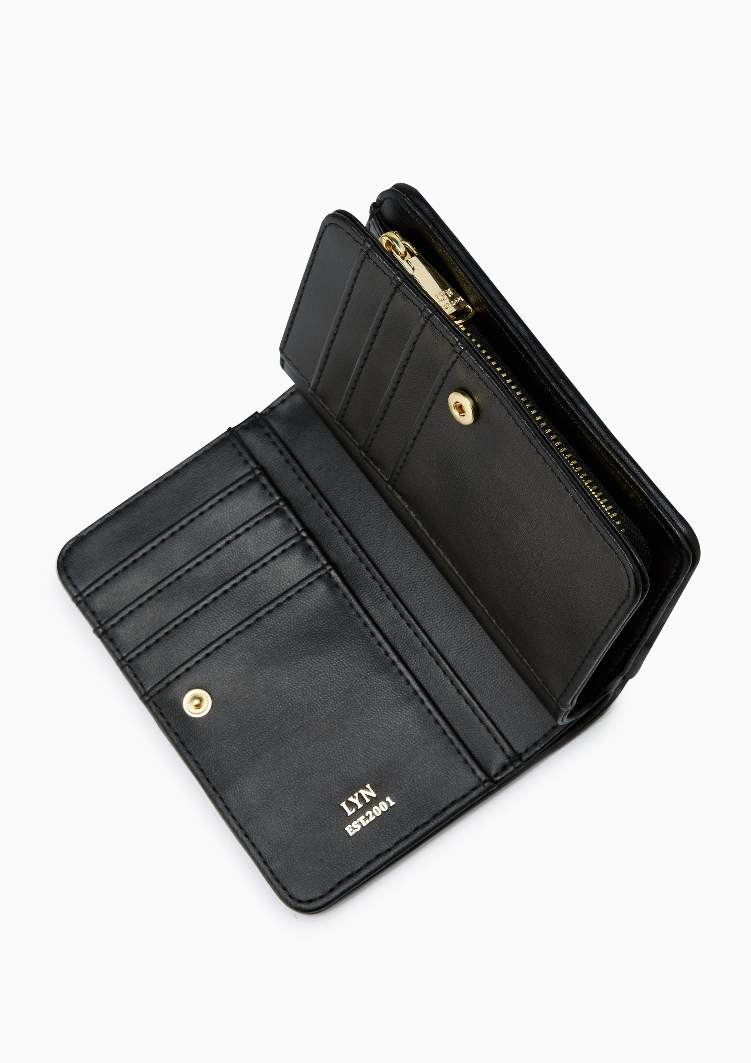 CAMILLE QUILTED SHORT WALLETS - LYN VN