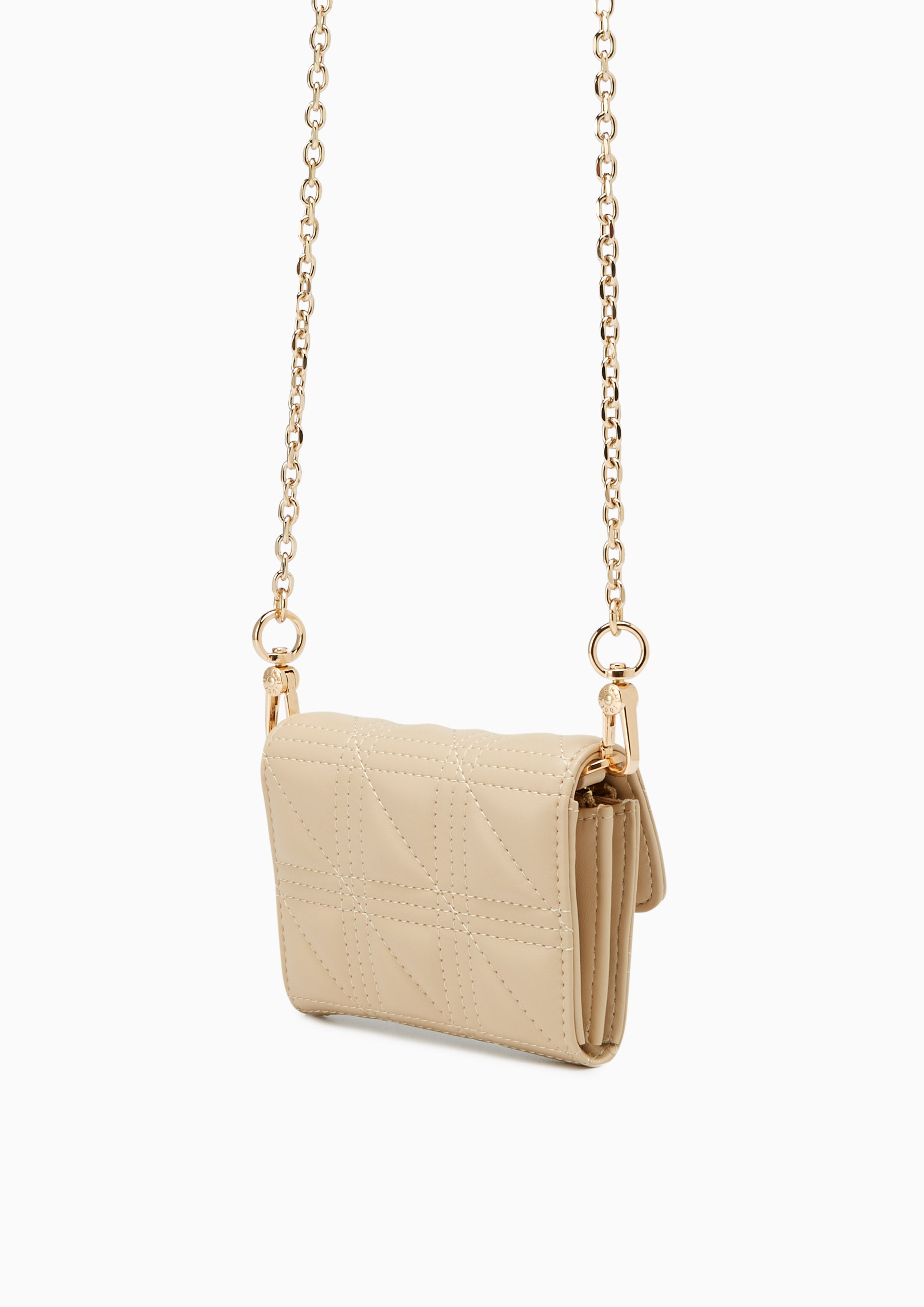 Aurelia Long Wallets On Chain - Beige