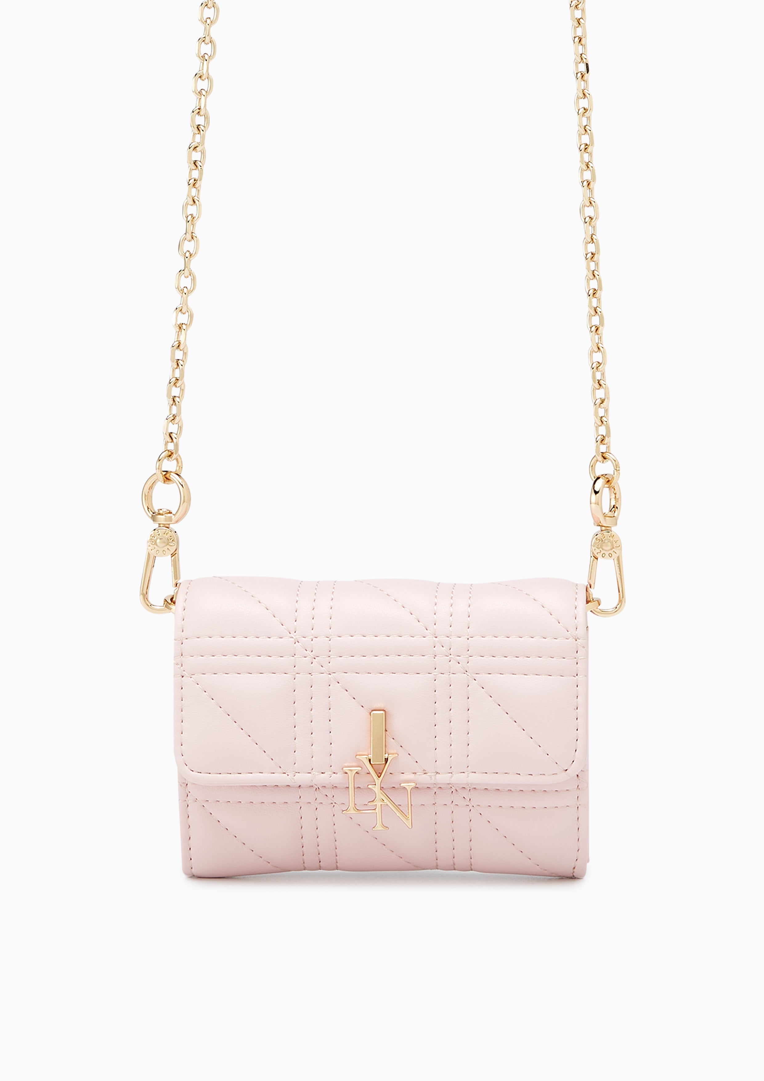 Aurelia Long Wallets On Chain - Pink