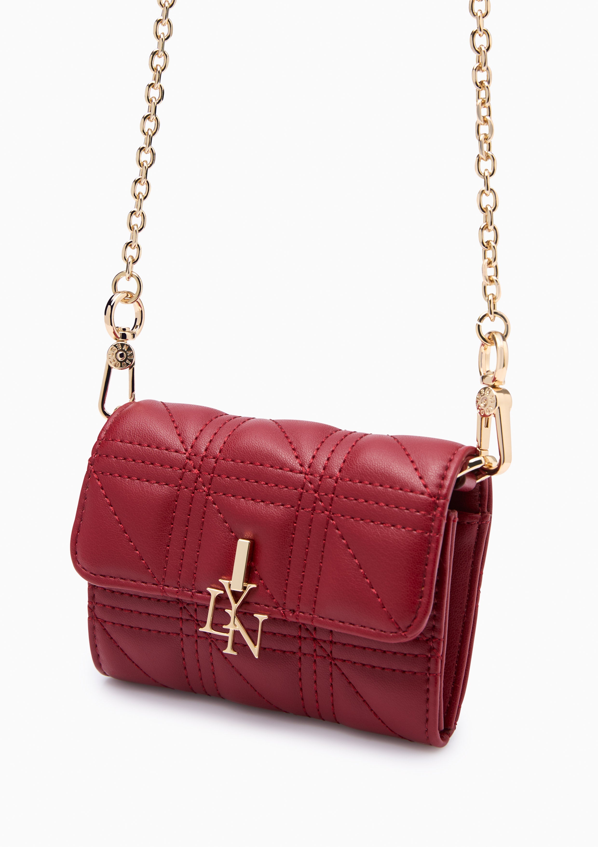 Aurelia Wallet On Chain - Dark Red