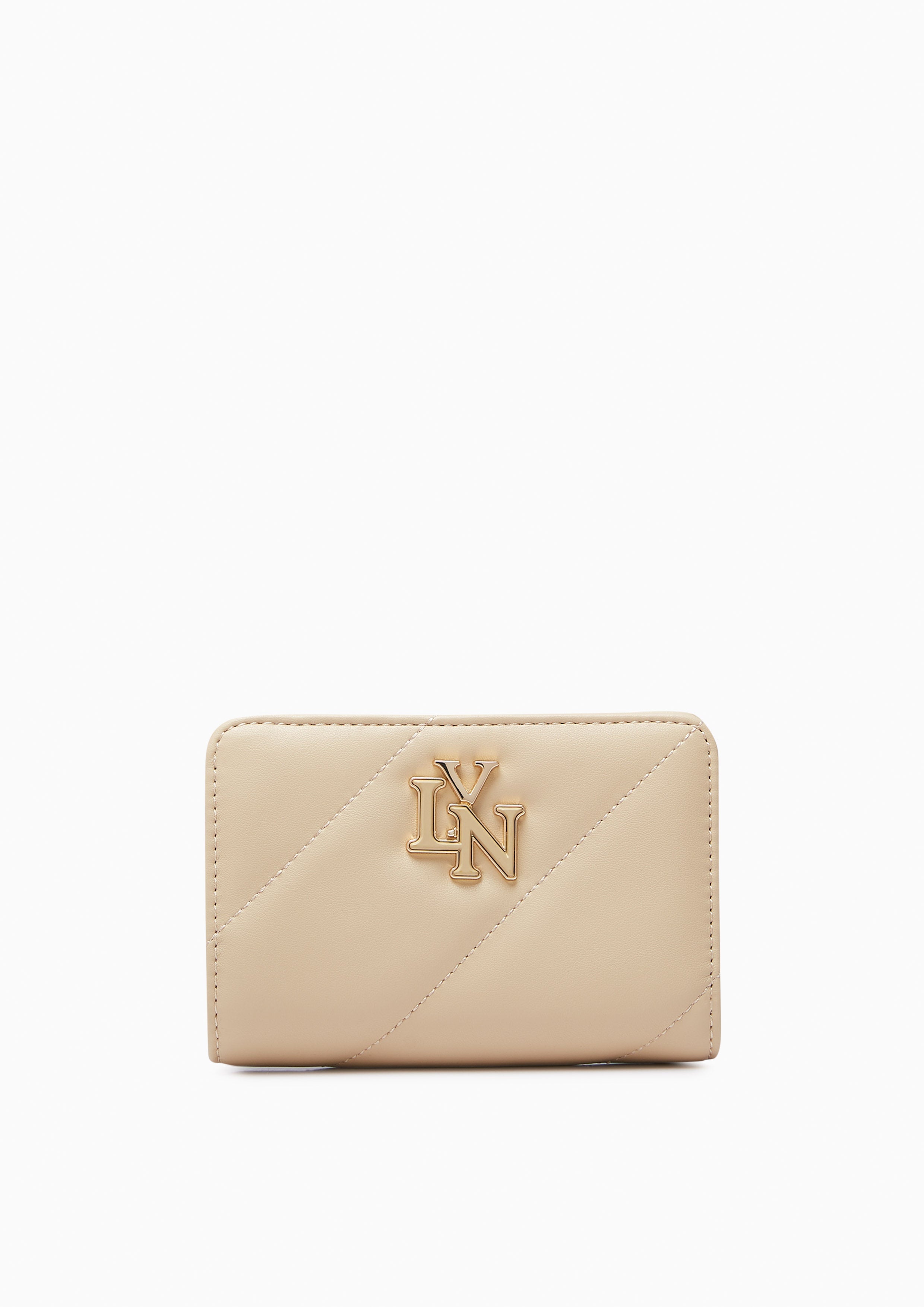 Amelia Short Wallet - Beige