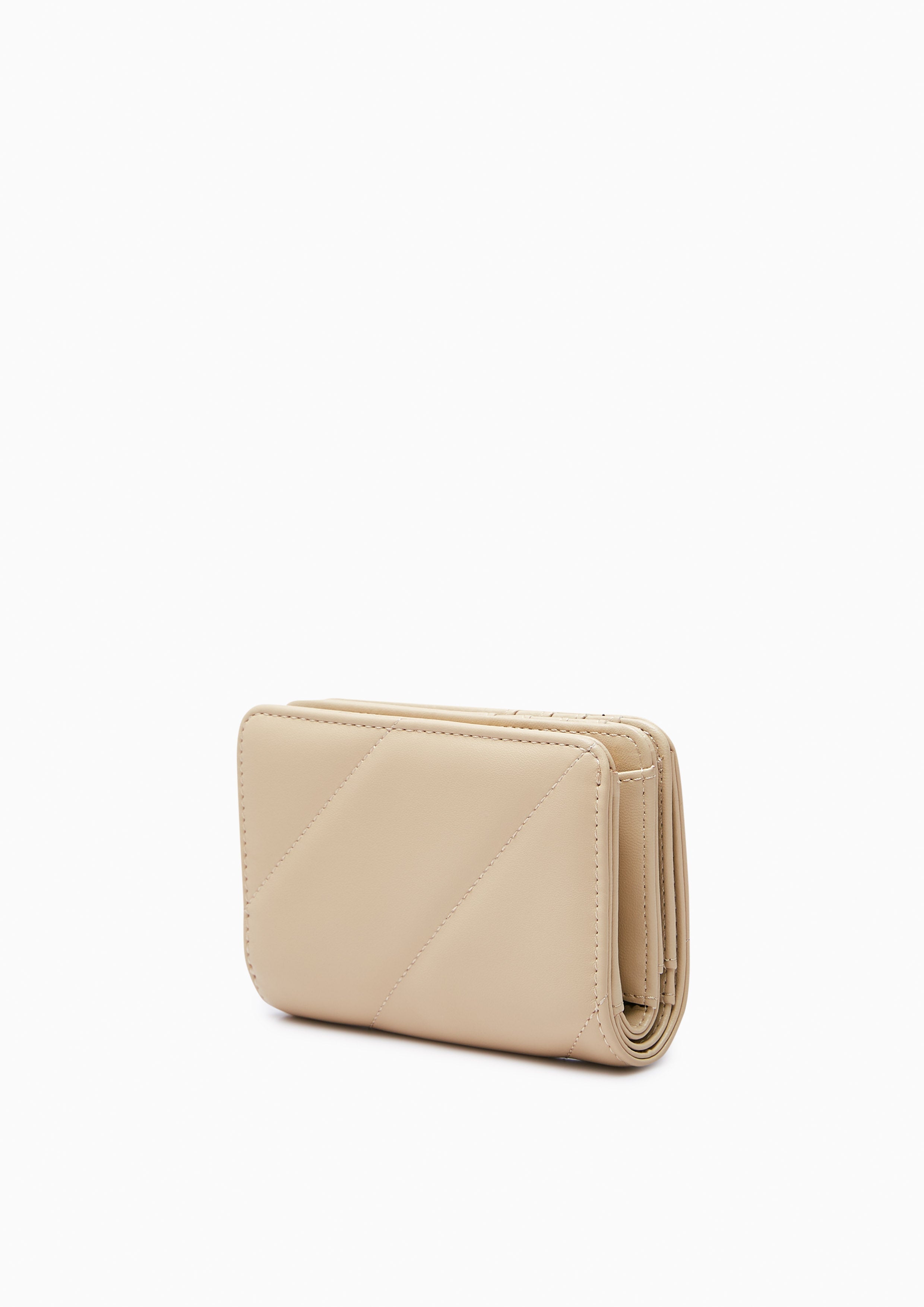 Amelia Short Wallet - Beige