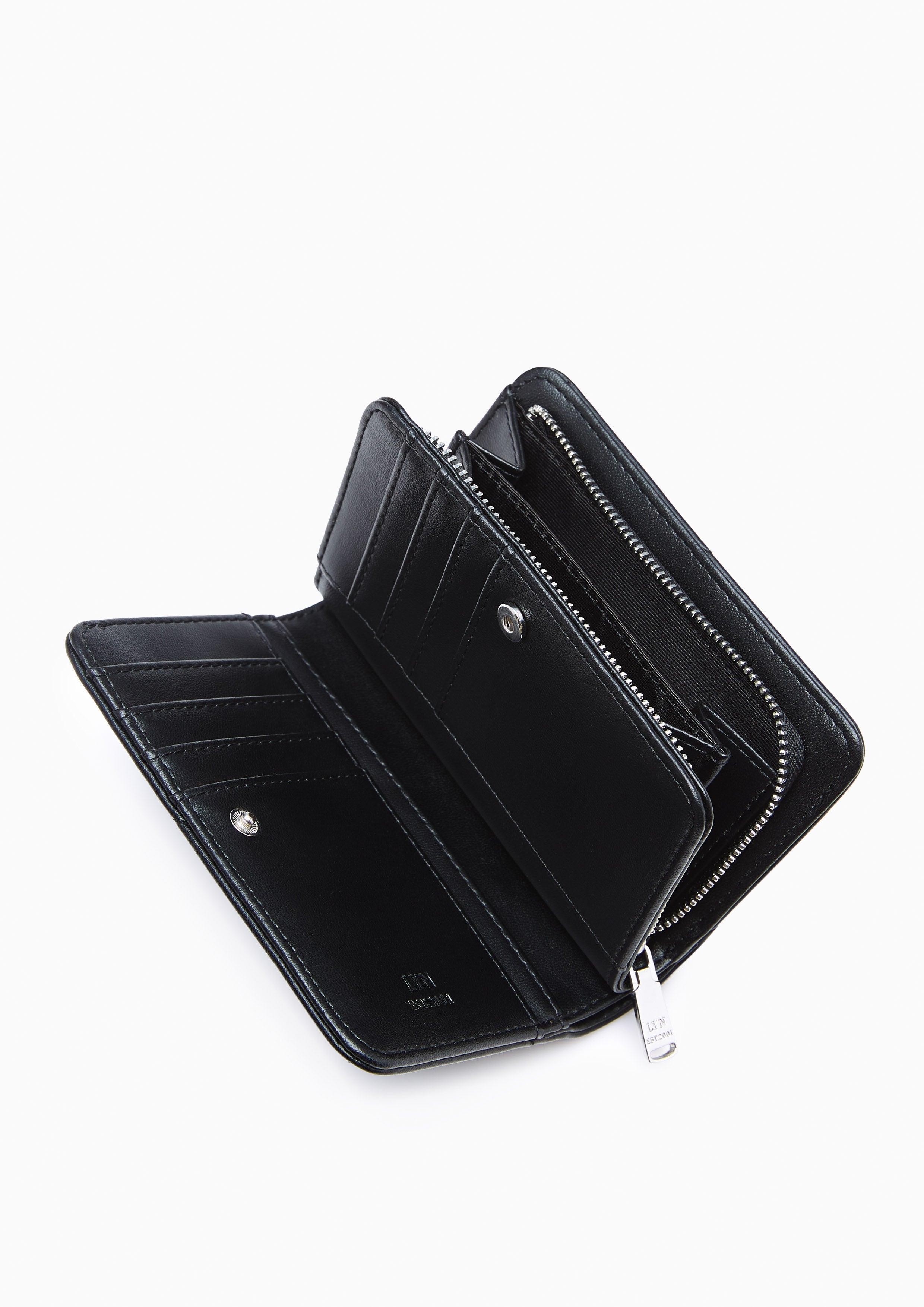 Amelia Short Wallet - Black