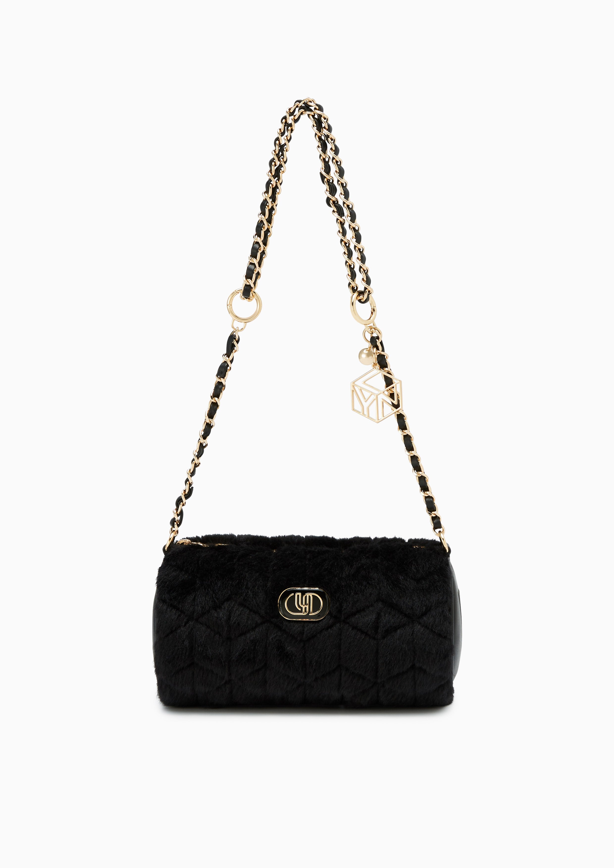 Abbey Infinite Mini Tube Shoulder Bag - Black