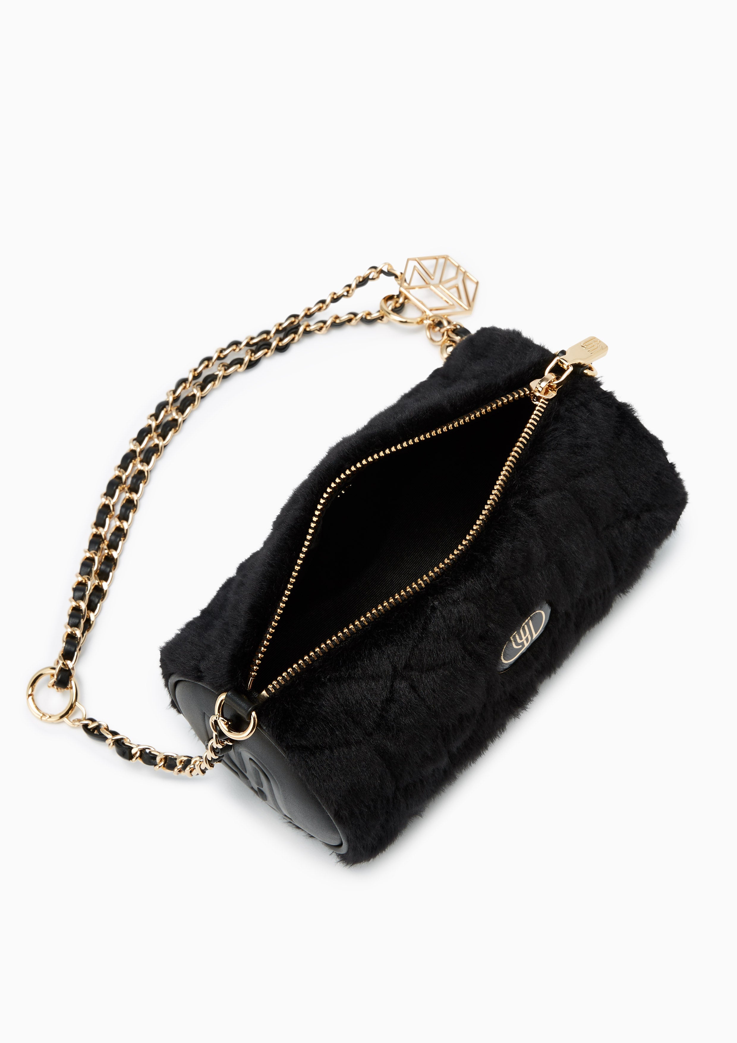 Abbey Infinite Mini Tube Shoulder Bag - Black