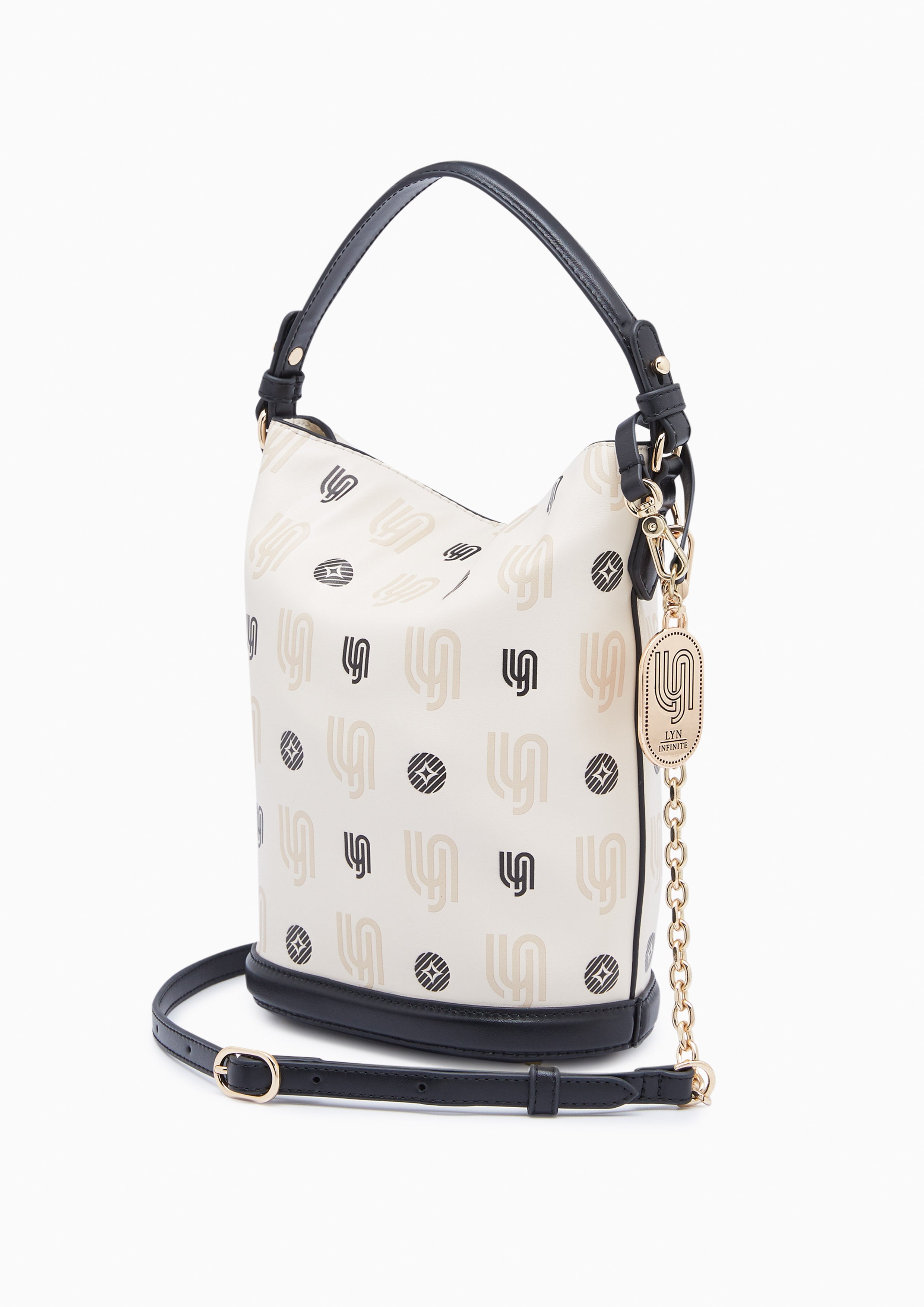 LYN INFINITE MINTAGE PRINT S BUCKET BAGS - LYN VN