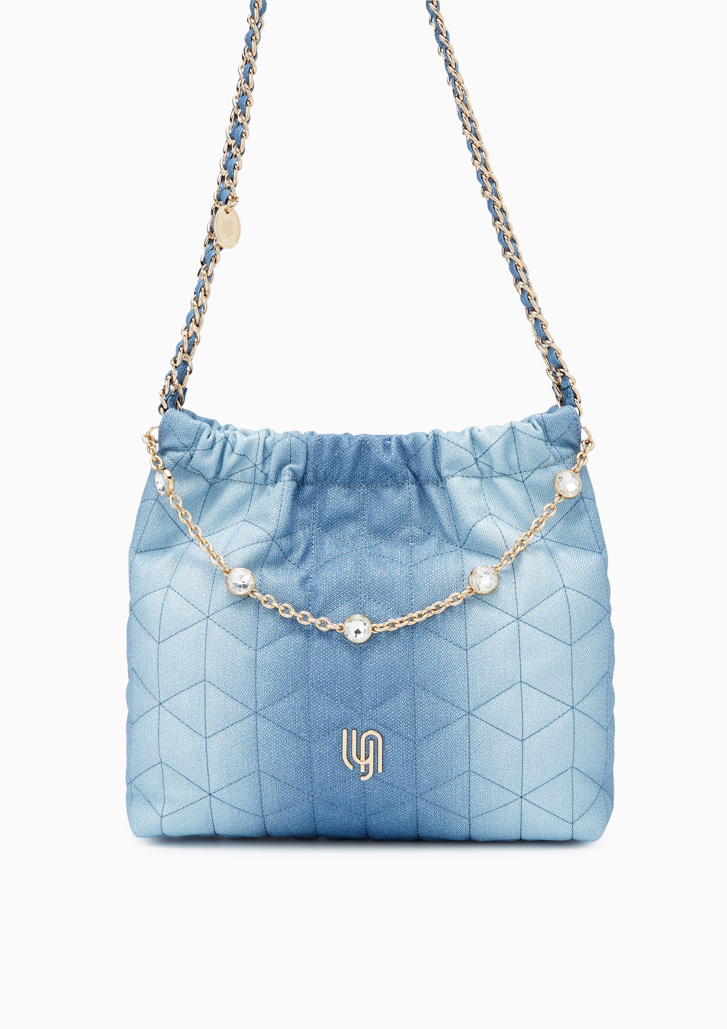 Monet Party Infinite  L Shoulder Bag - Blue