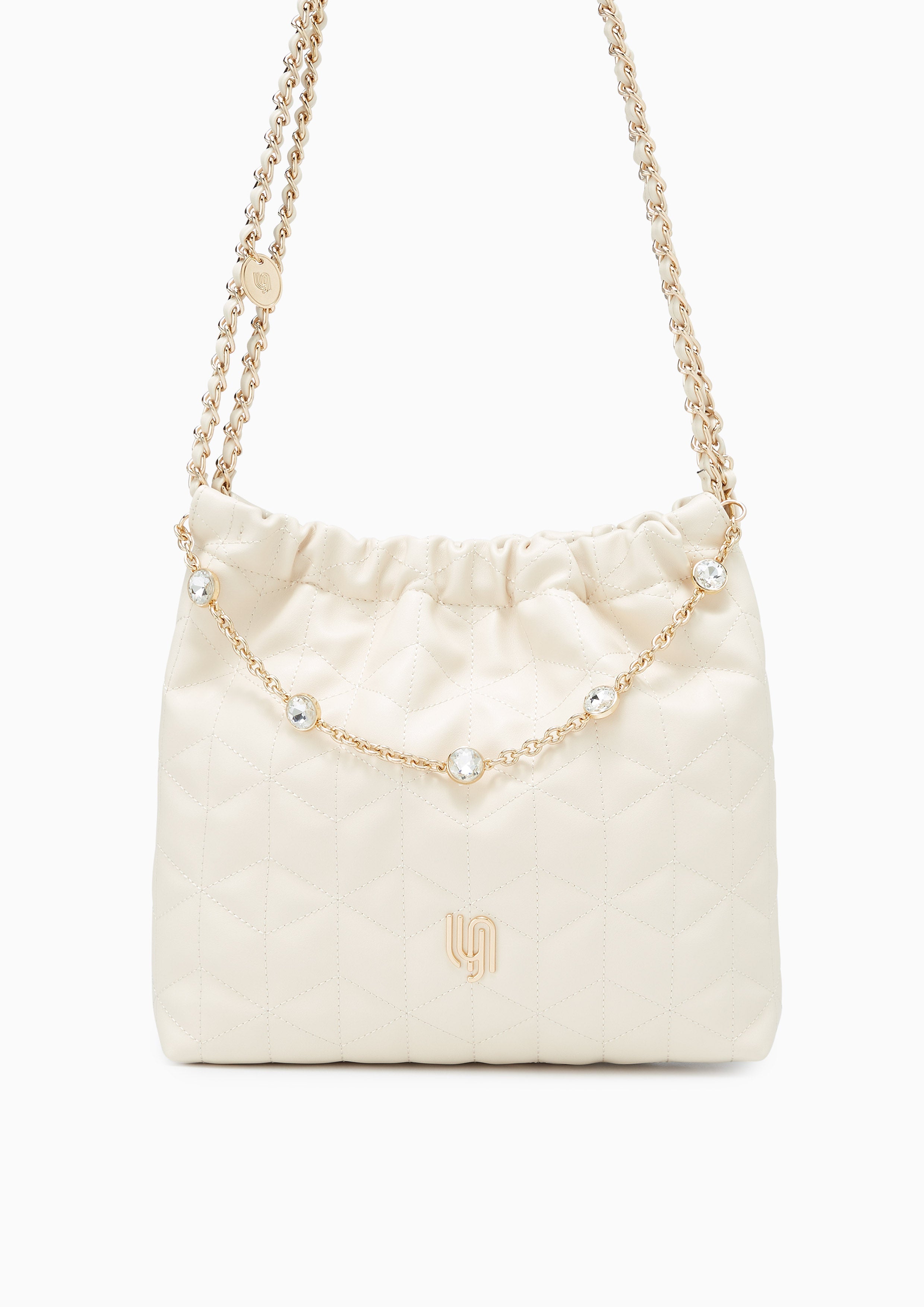 Monet Party Infinite  L Shoulder Bag - Ivory