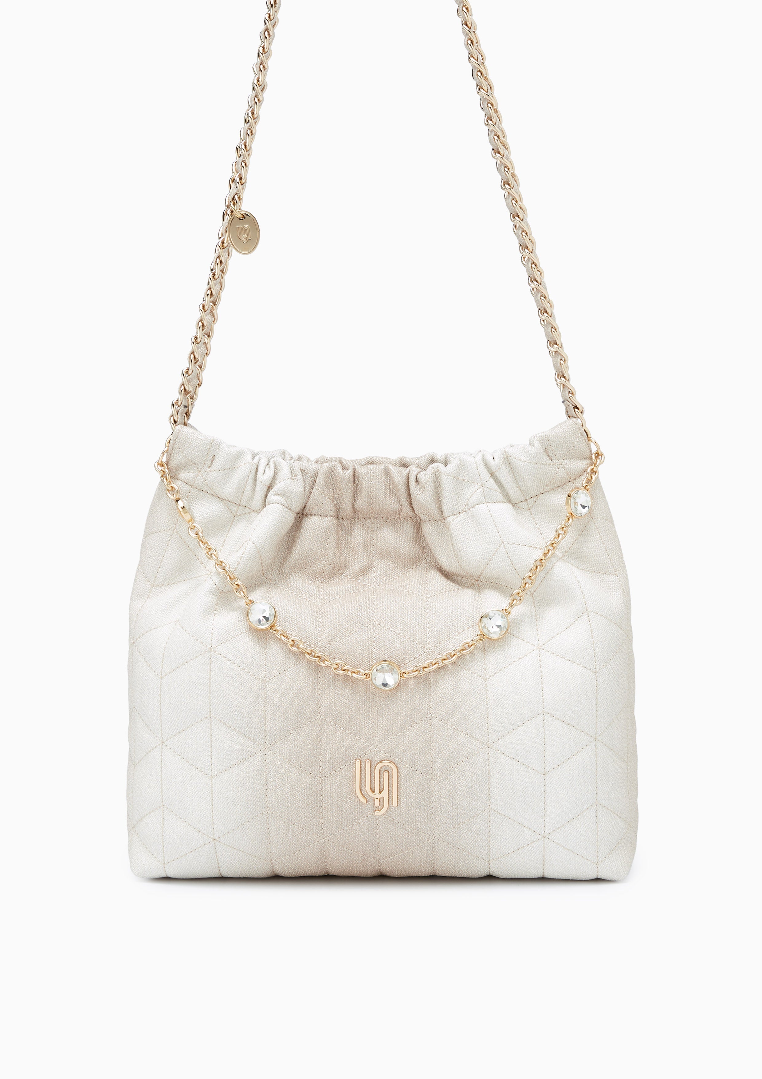 Monet Party Infinite  L Shoulder Bag - White