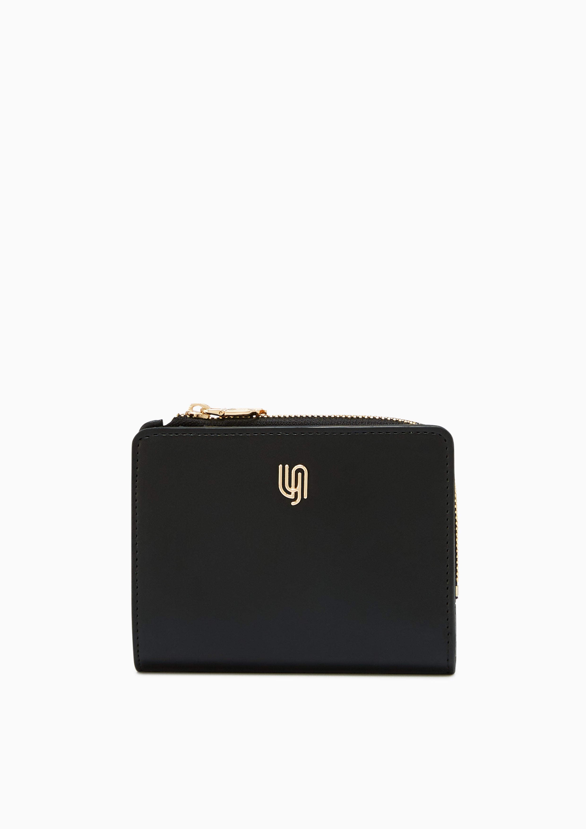 Kaela Infinite Zip Short Wallet - Black