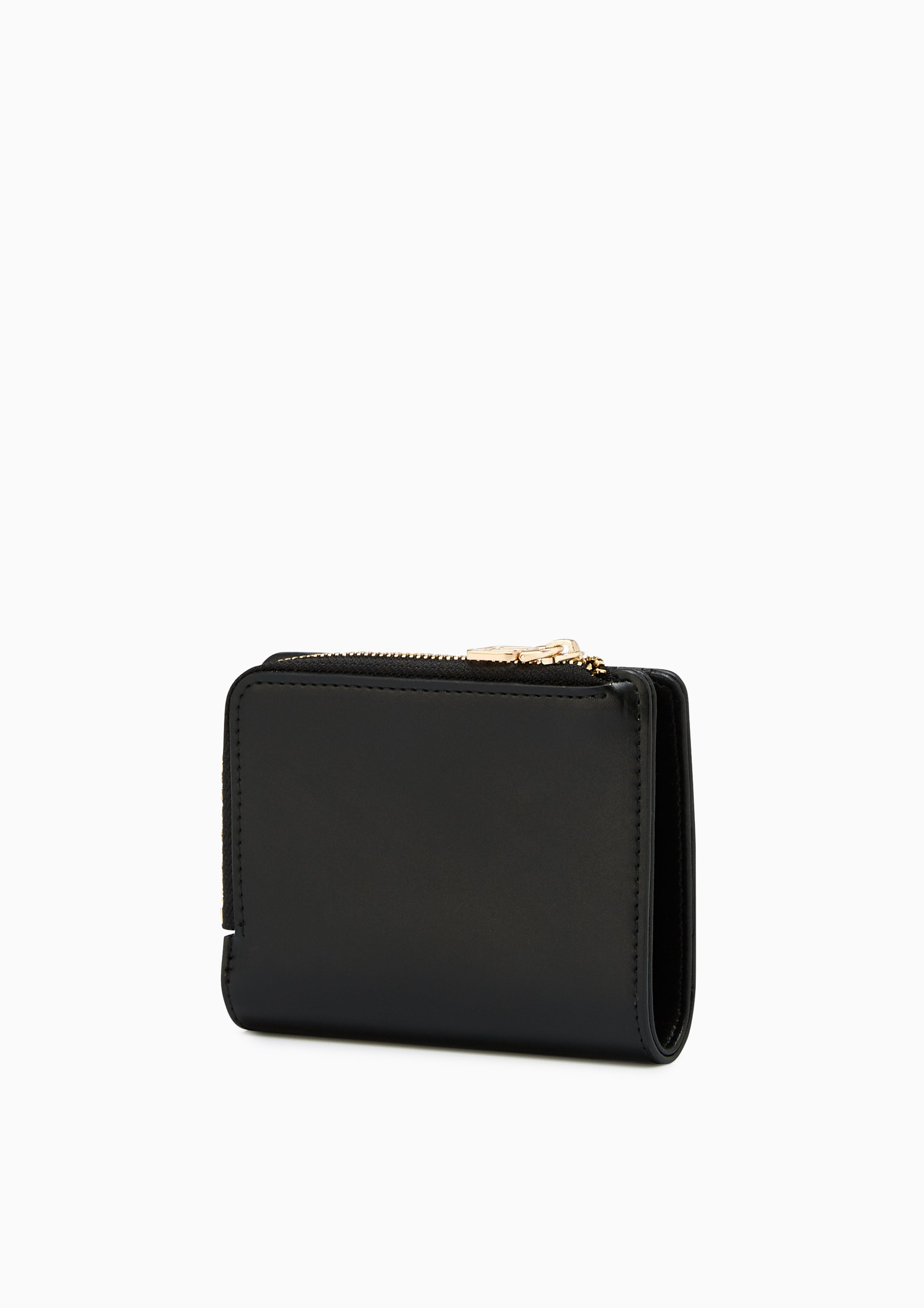 Kaela Infinite Zip Short Wallet - Black