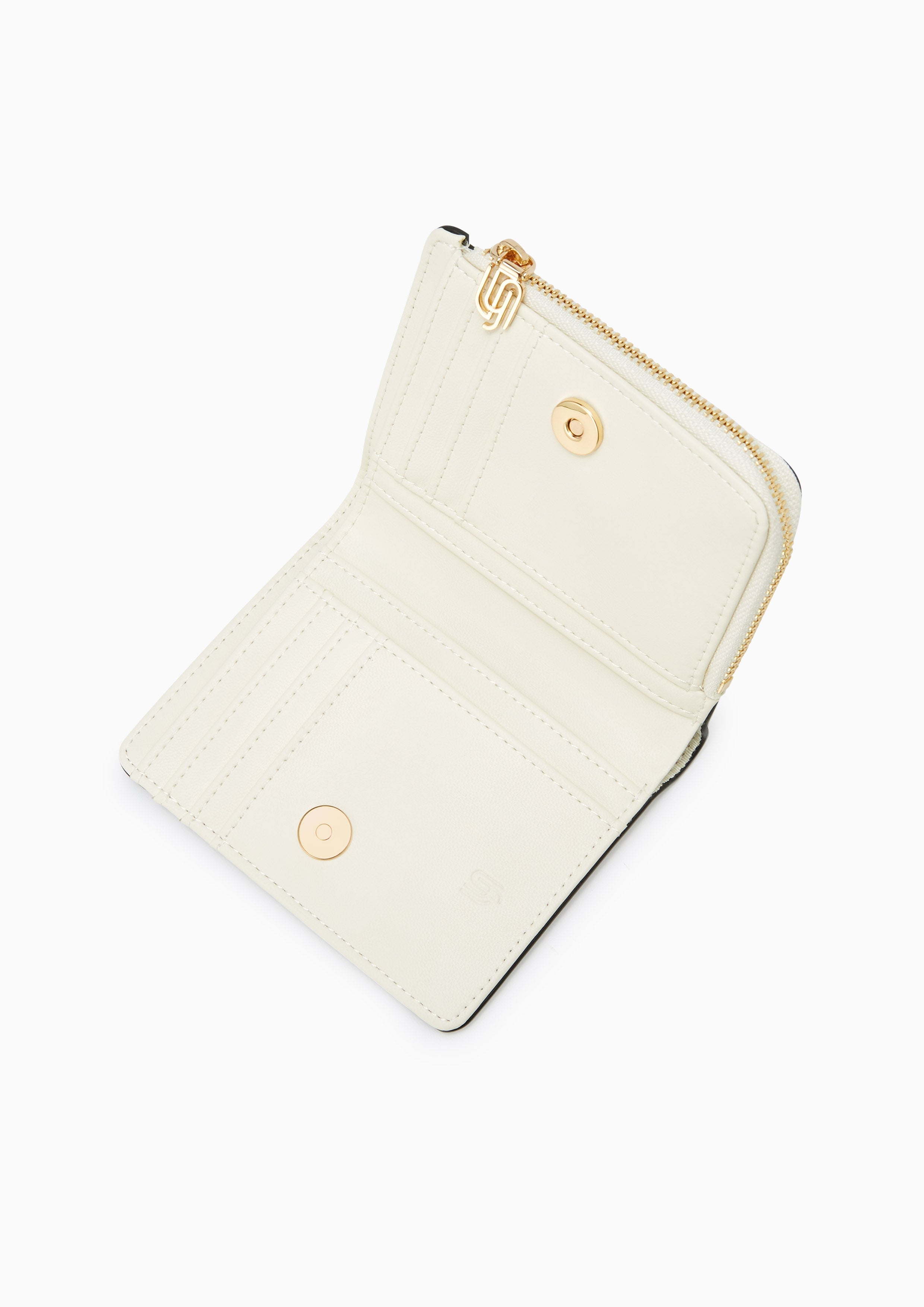 Kaela Infinite Zip Short Wallet - Ivory