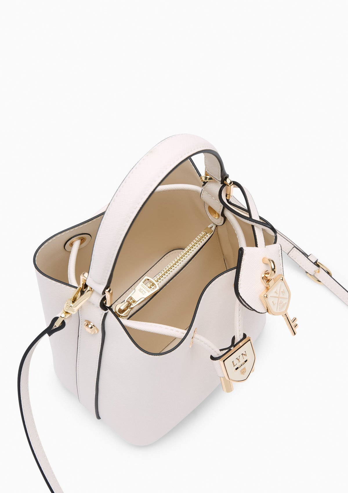 Carina Re-Edition  S Bucket Bag - Ivory