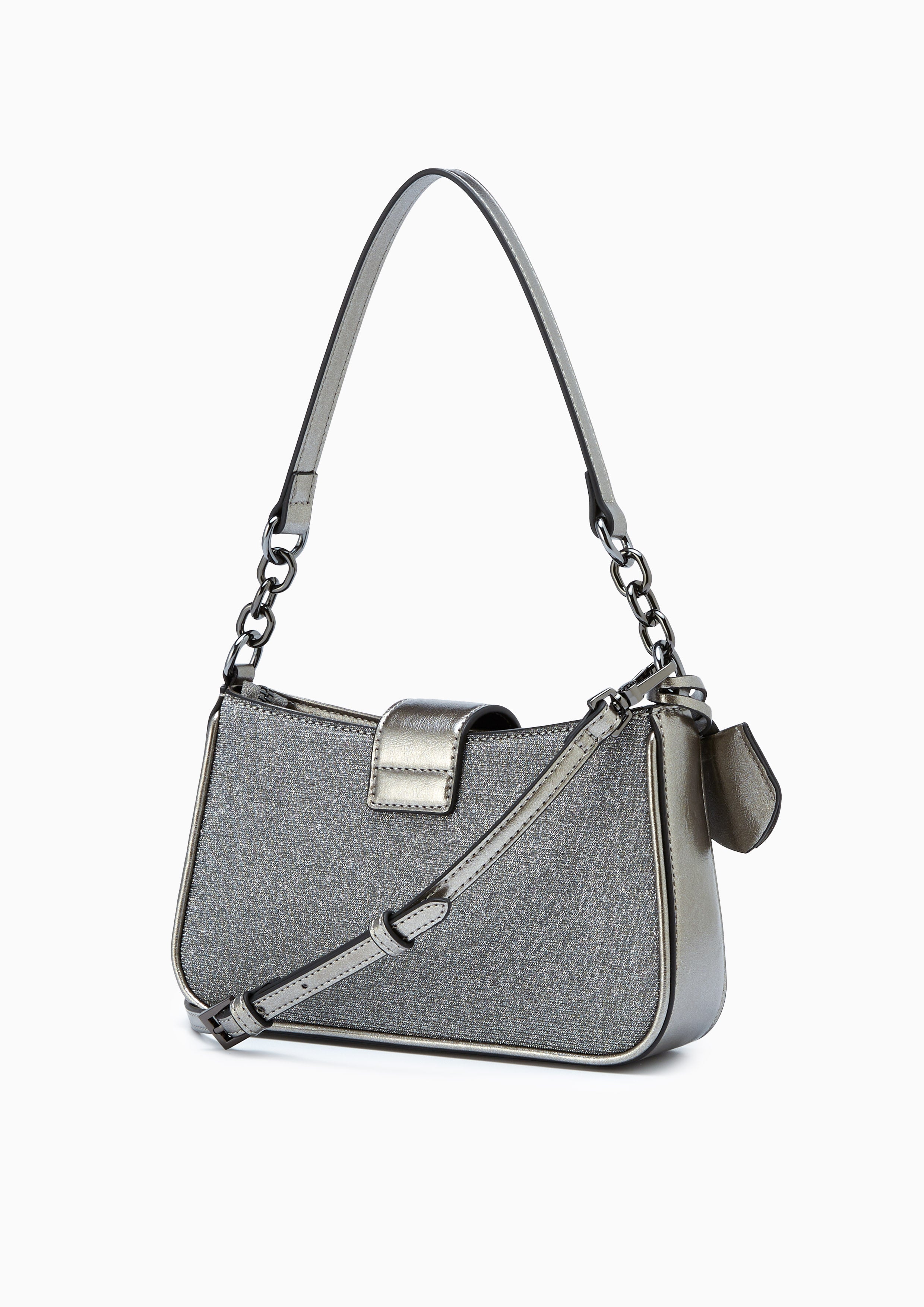 Ray Sparkle  Shoulder Bag - Silver