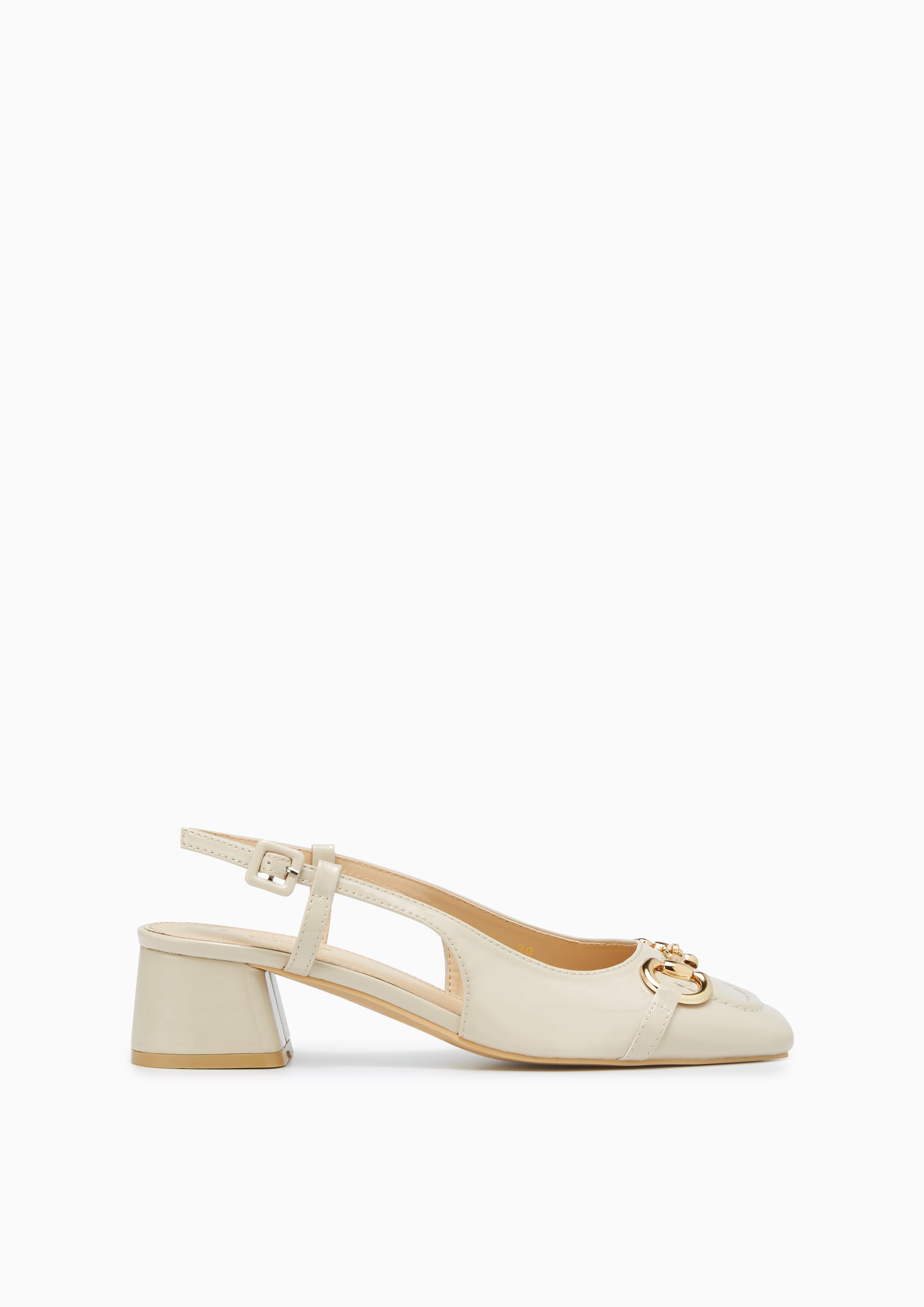 Brickle Slingbacks - Nude