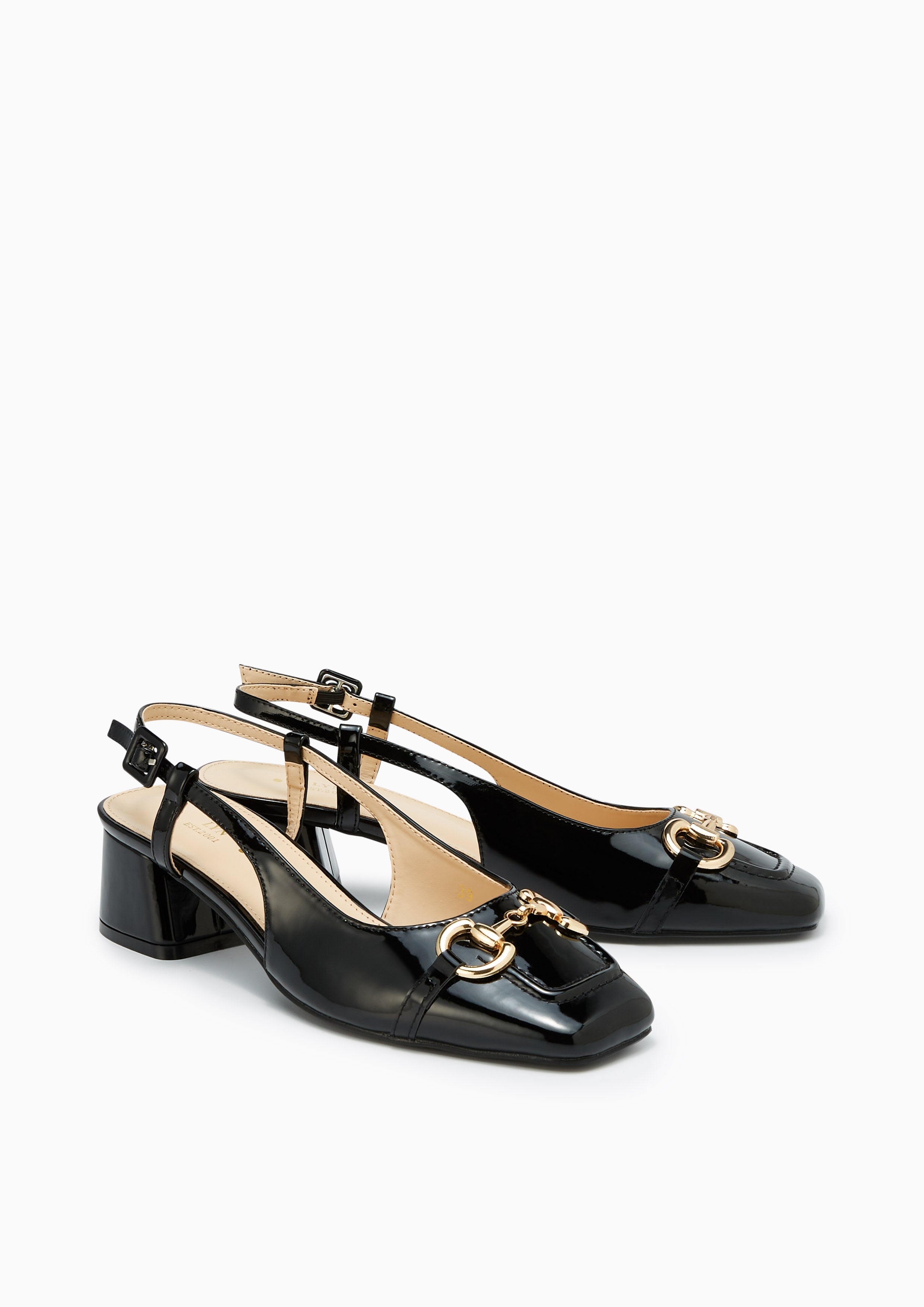 Brickle Slingbacks - Black