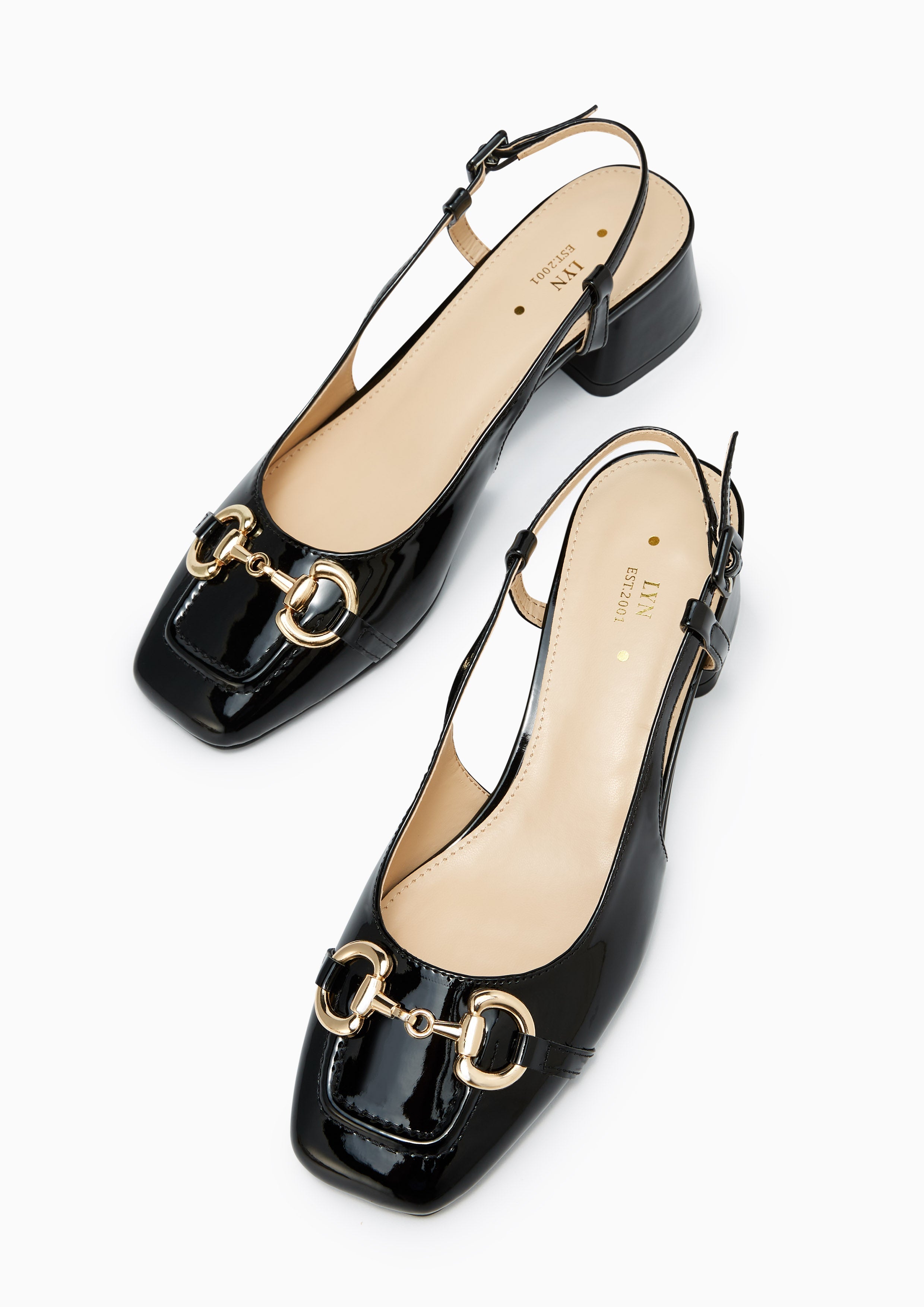 Brickle Slingbacks - Black