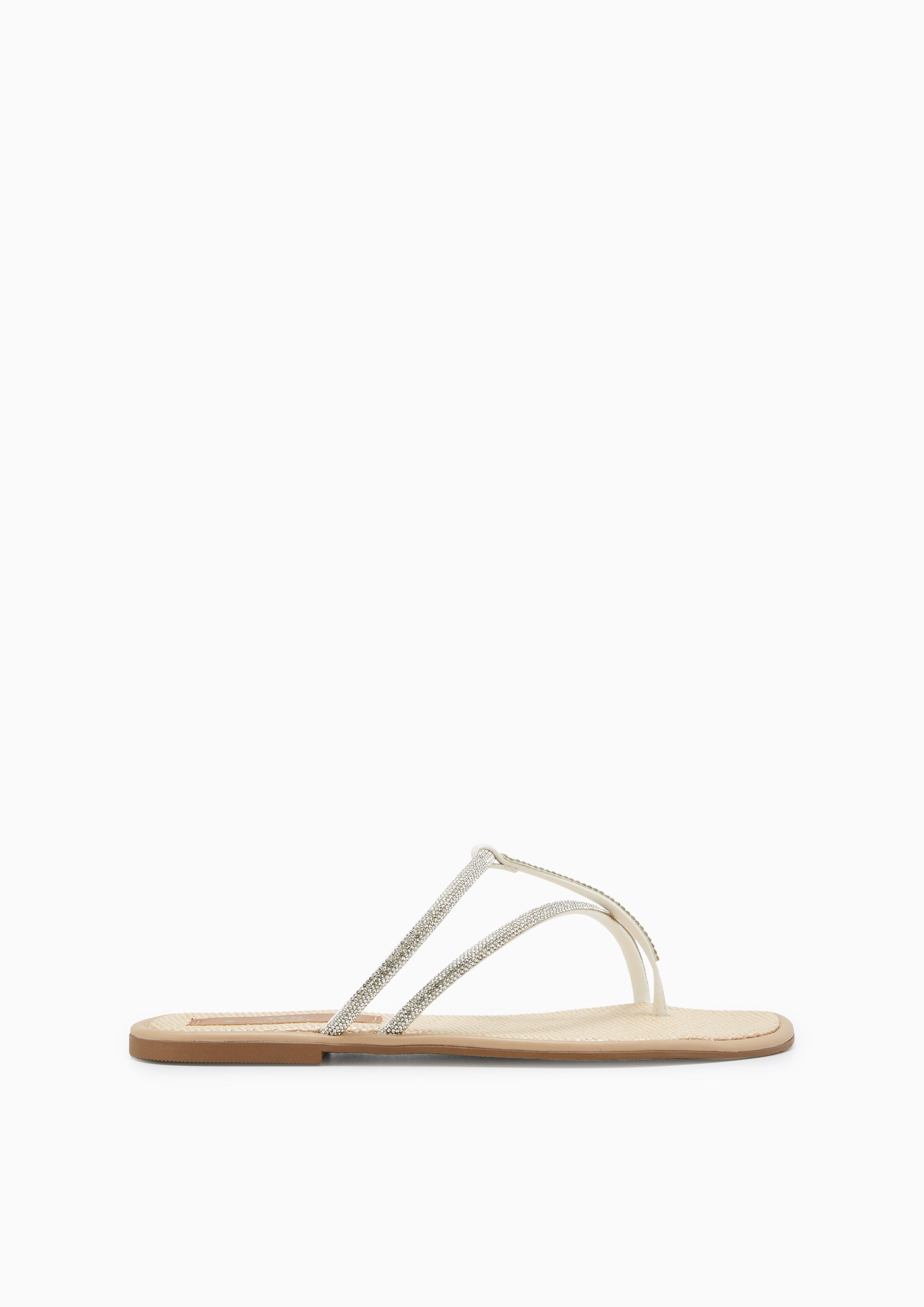 Mural Flats And Sandals - Beige