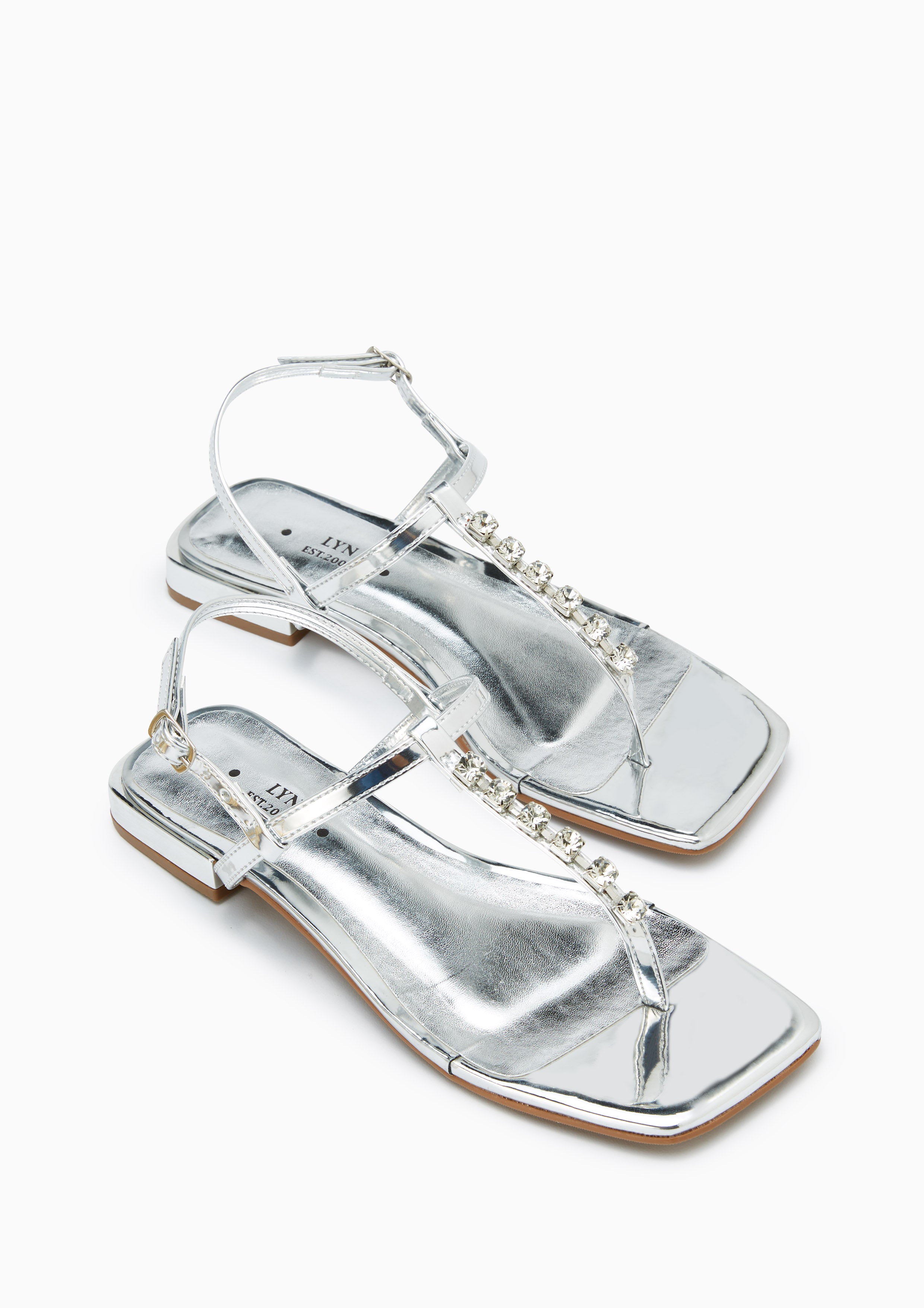 Montana Flats And Sandals - Silver