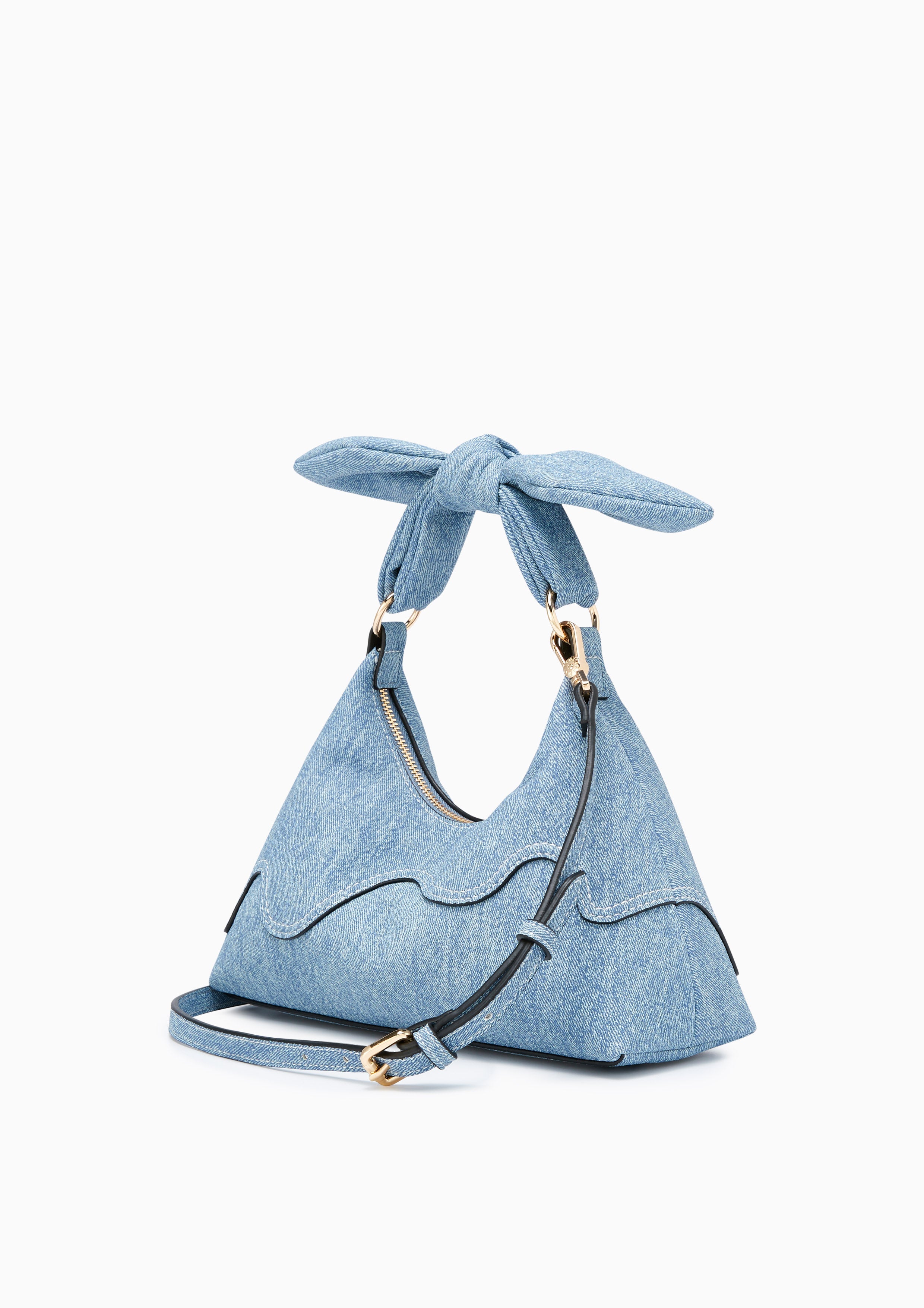 Twistta Hobo Shoulder Bag - Blue Variation 2