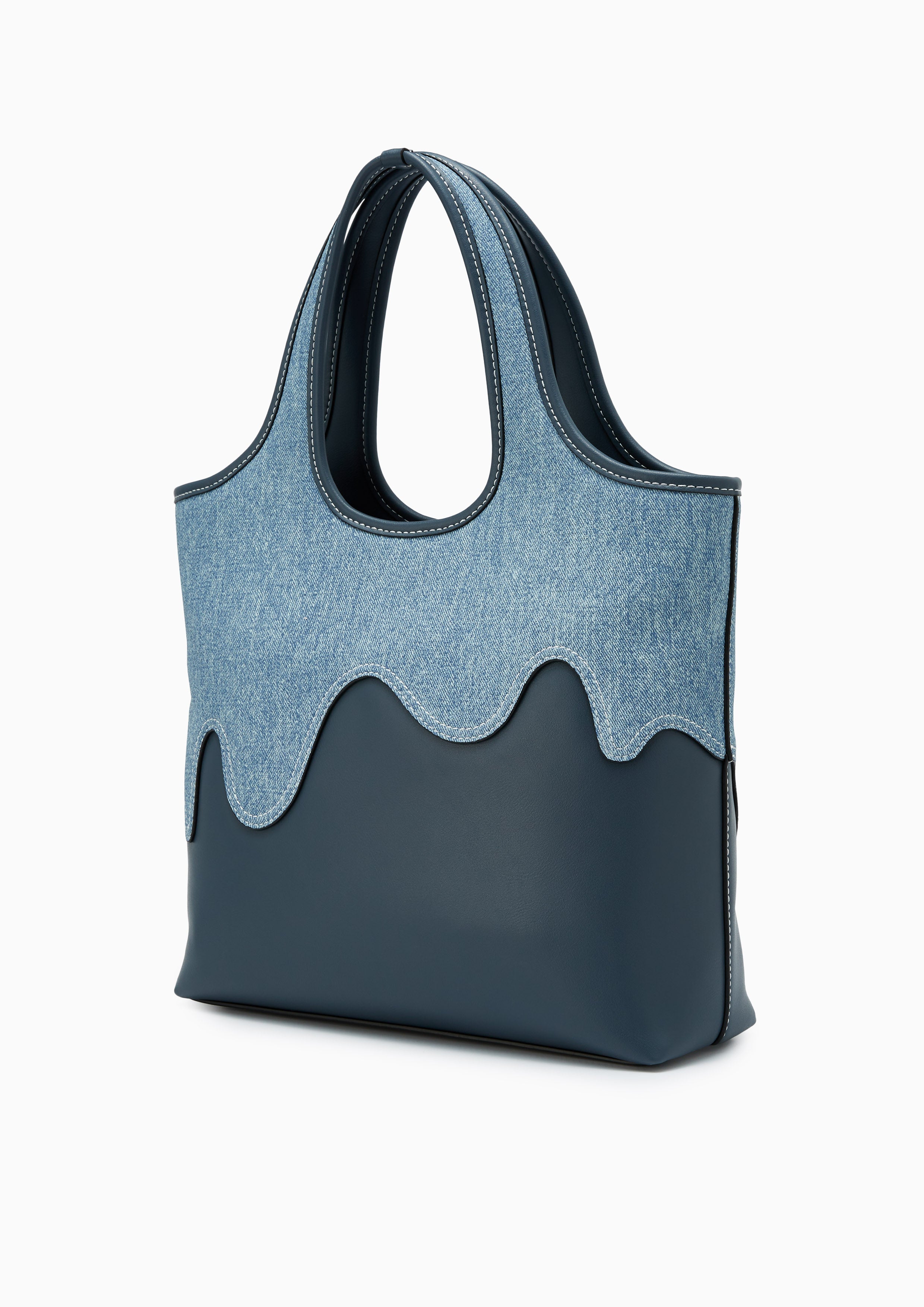 Twistta Shopping  Shoulder Bag - Navy