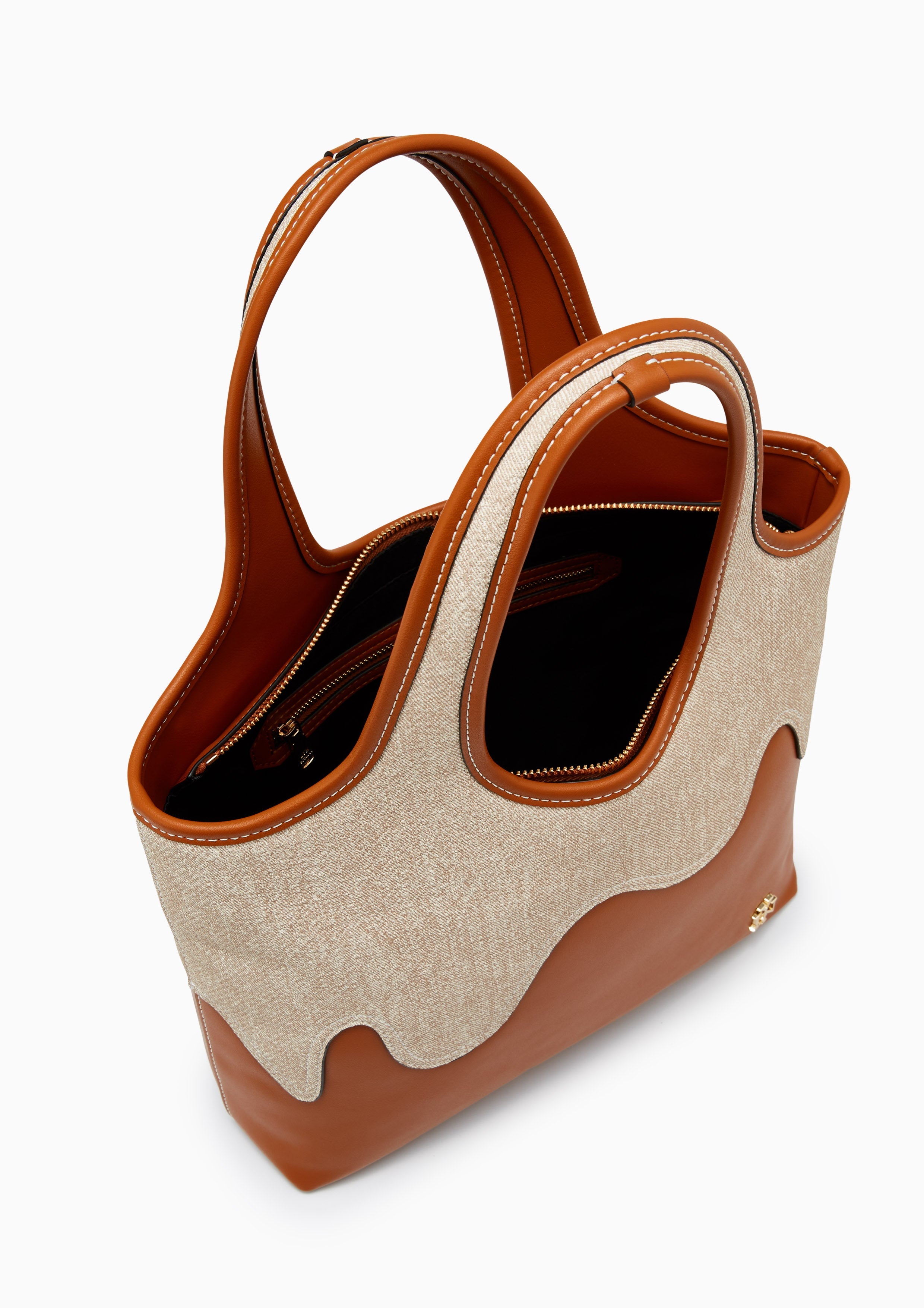 Twistta Shopping  Shoulder Bag - Brown