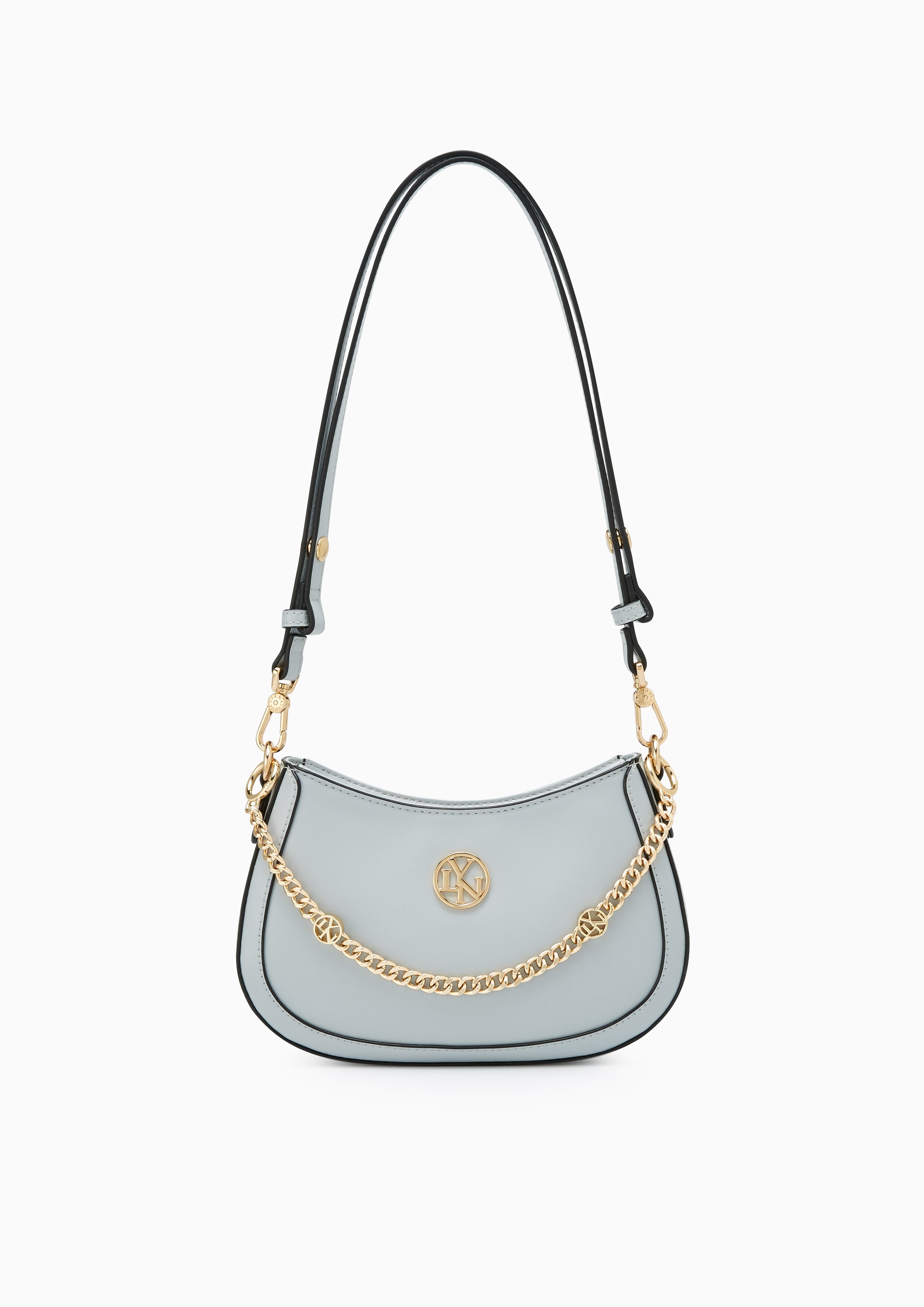 Mona Mini  Shoulder Bag - Light Grey