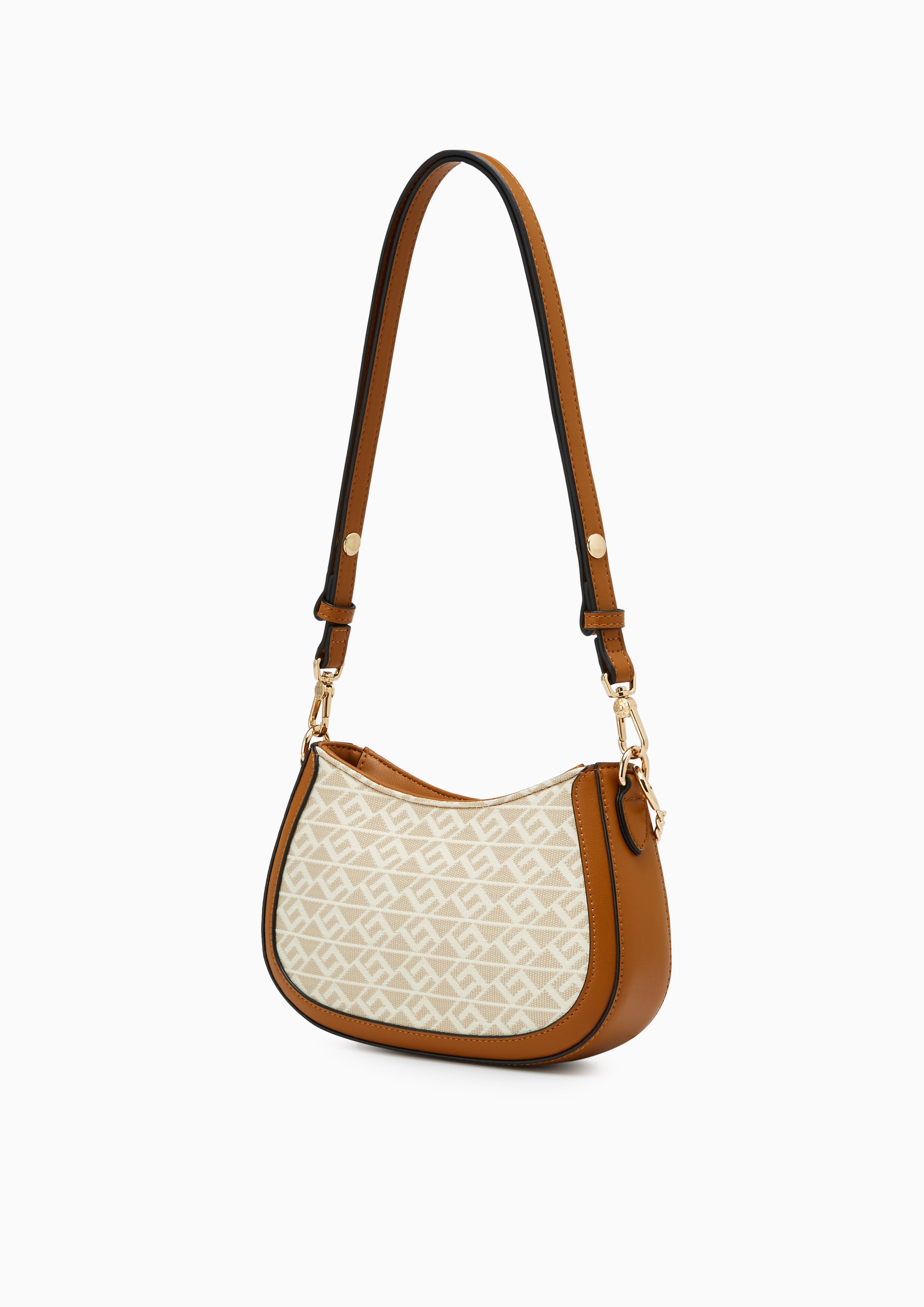 Mona Mini  Shoulder Bag - Printed Beige