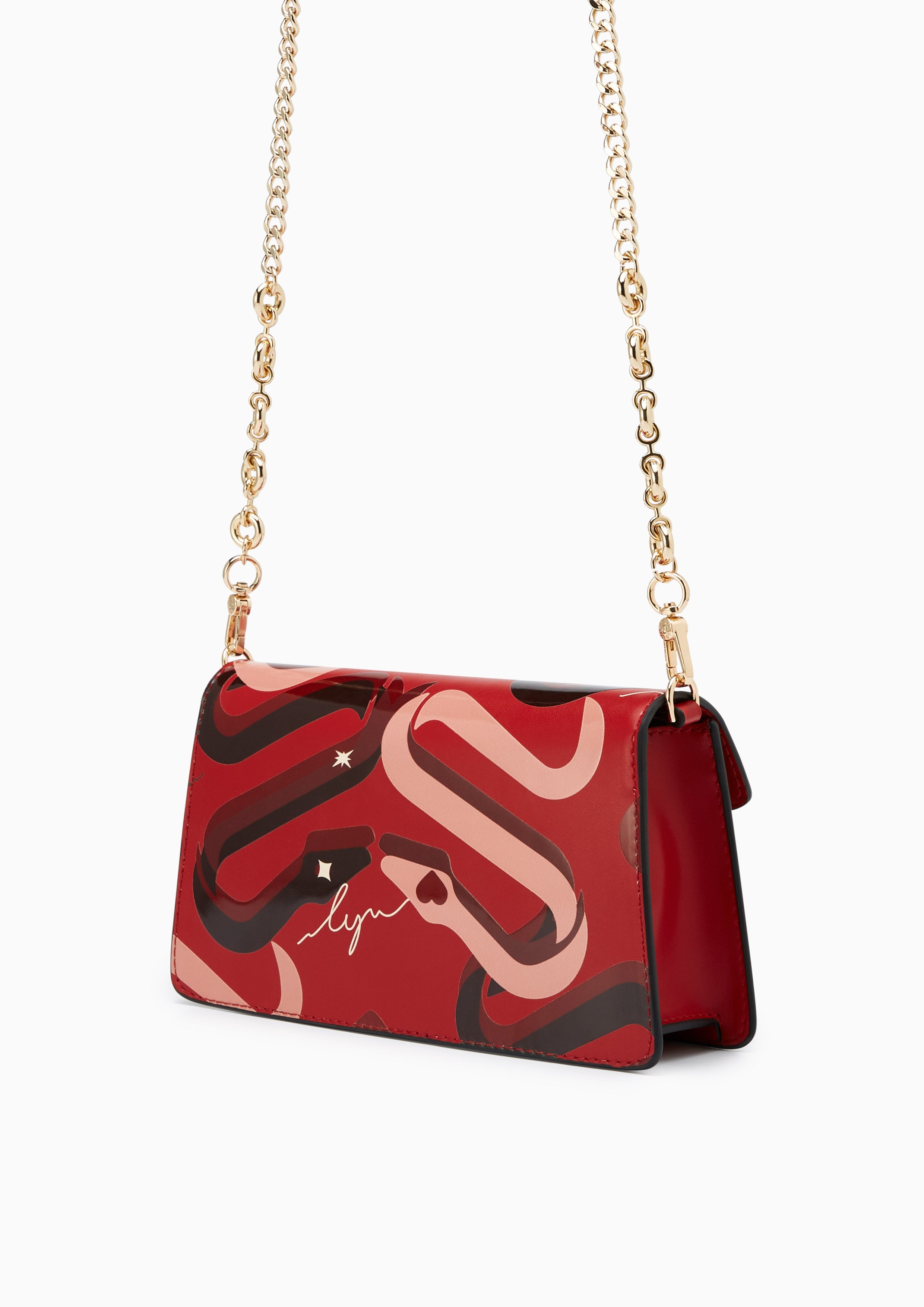 Felix Cny  M Crossody Bag - Printed Red