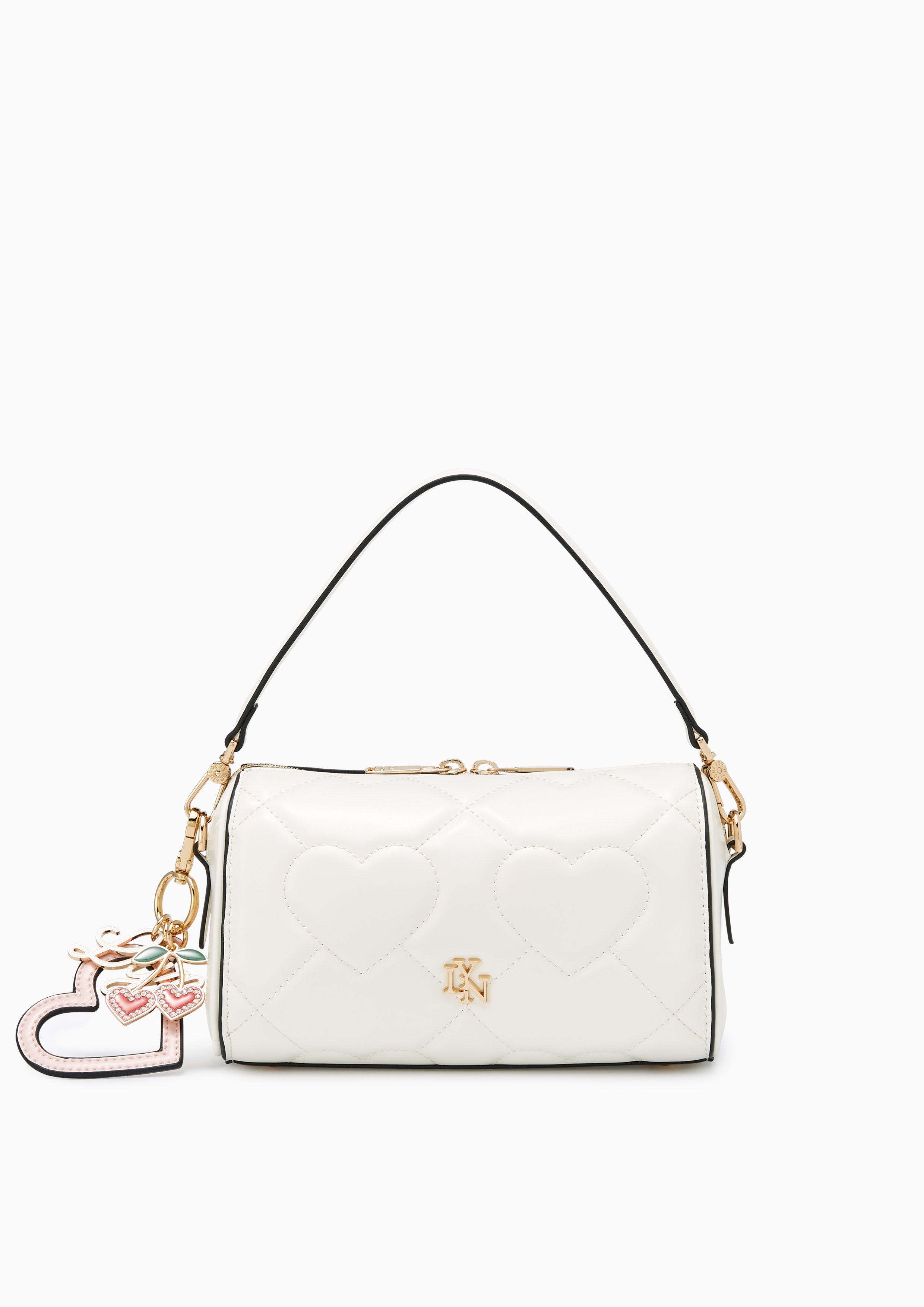 Sweet Heart Top Handle Handbag - Ivory