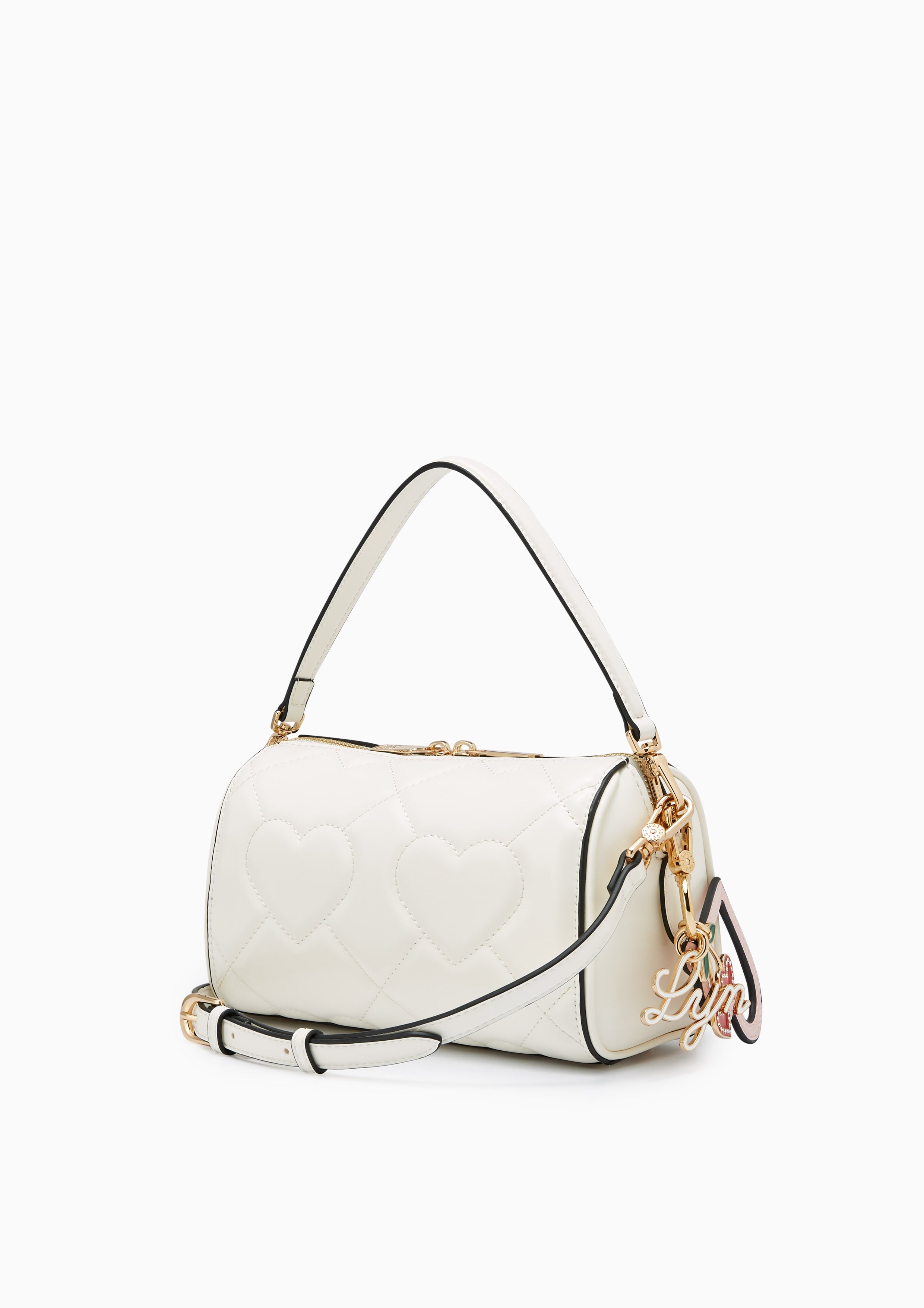 Sweet Heart Top Handle Handbag - Ivory