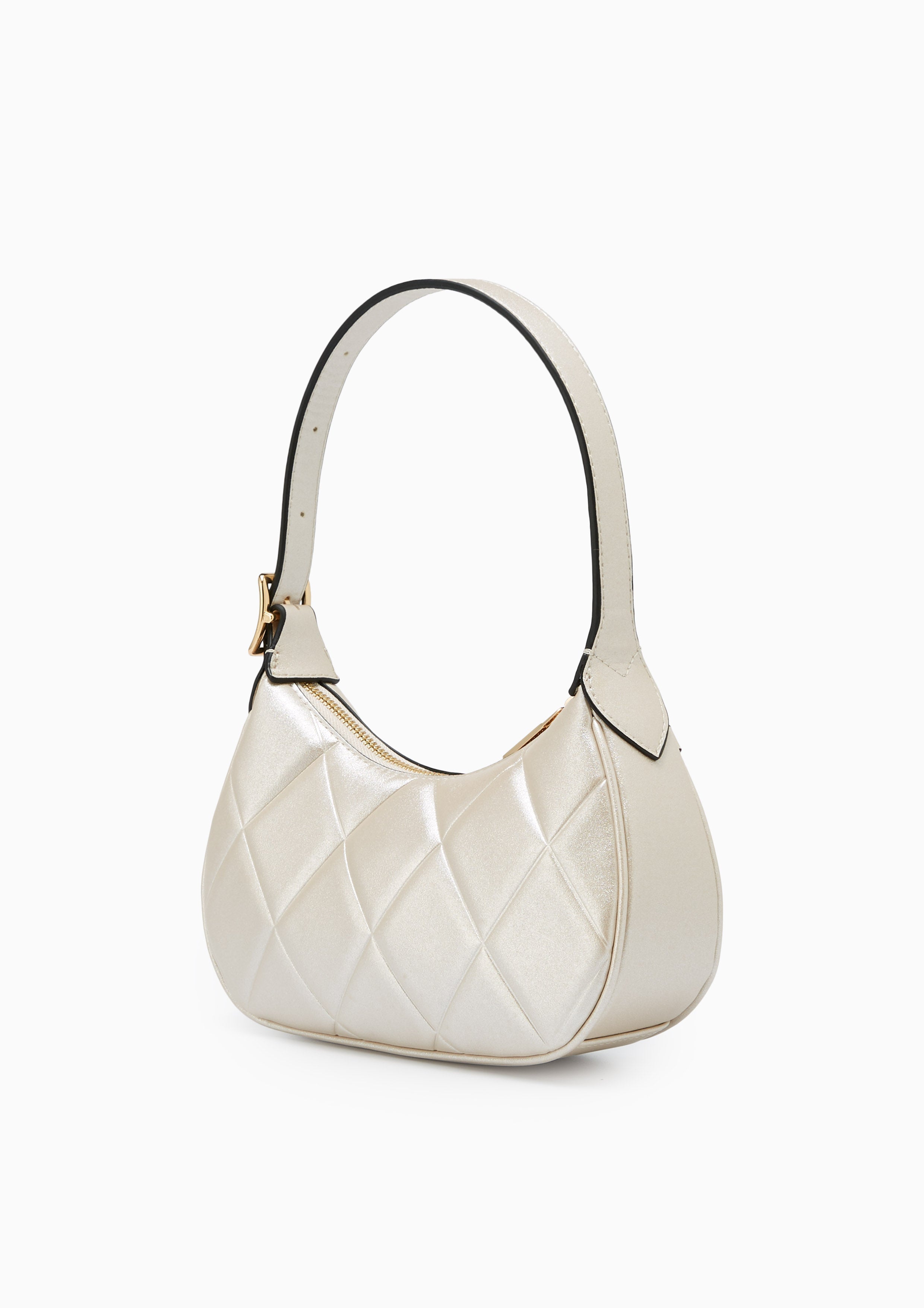 Dahlia S Shoulder Bag - Light Glitter Beige