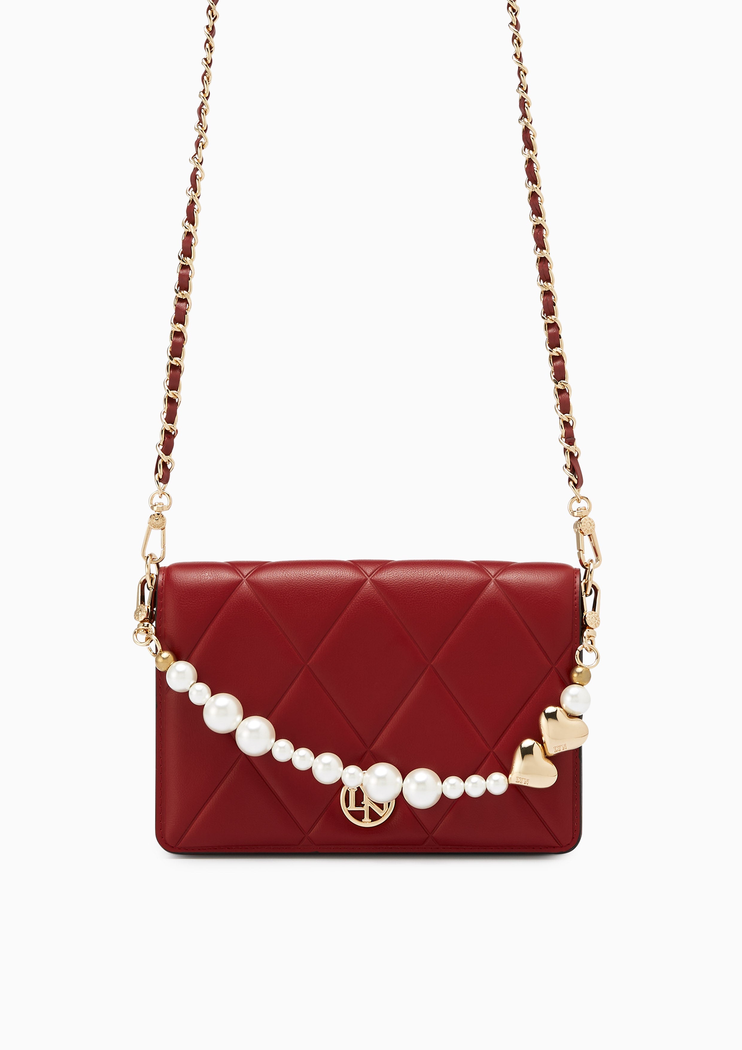 Dahlia Mini Crossbody Bag - Red