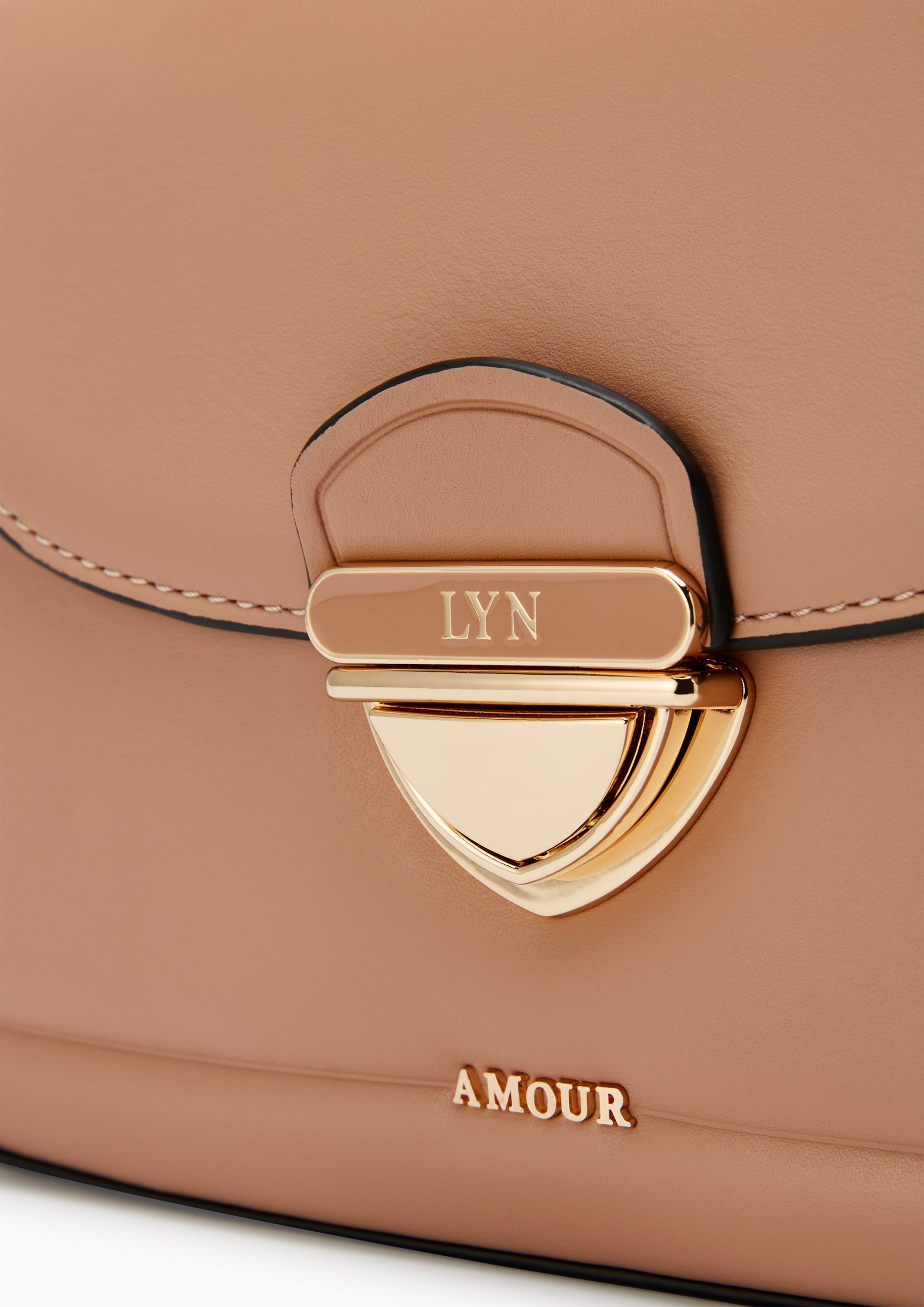Lena M Shoulder Bag - Nude