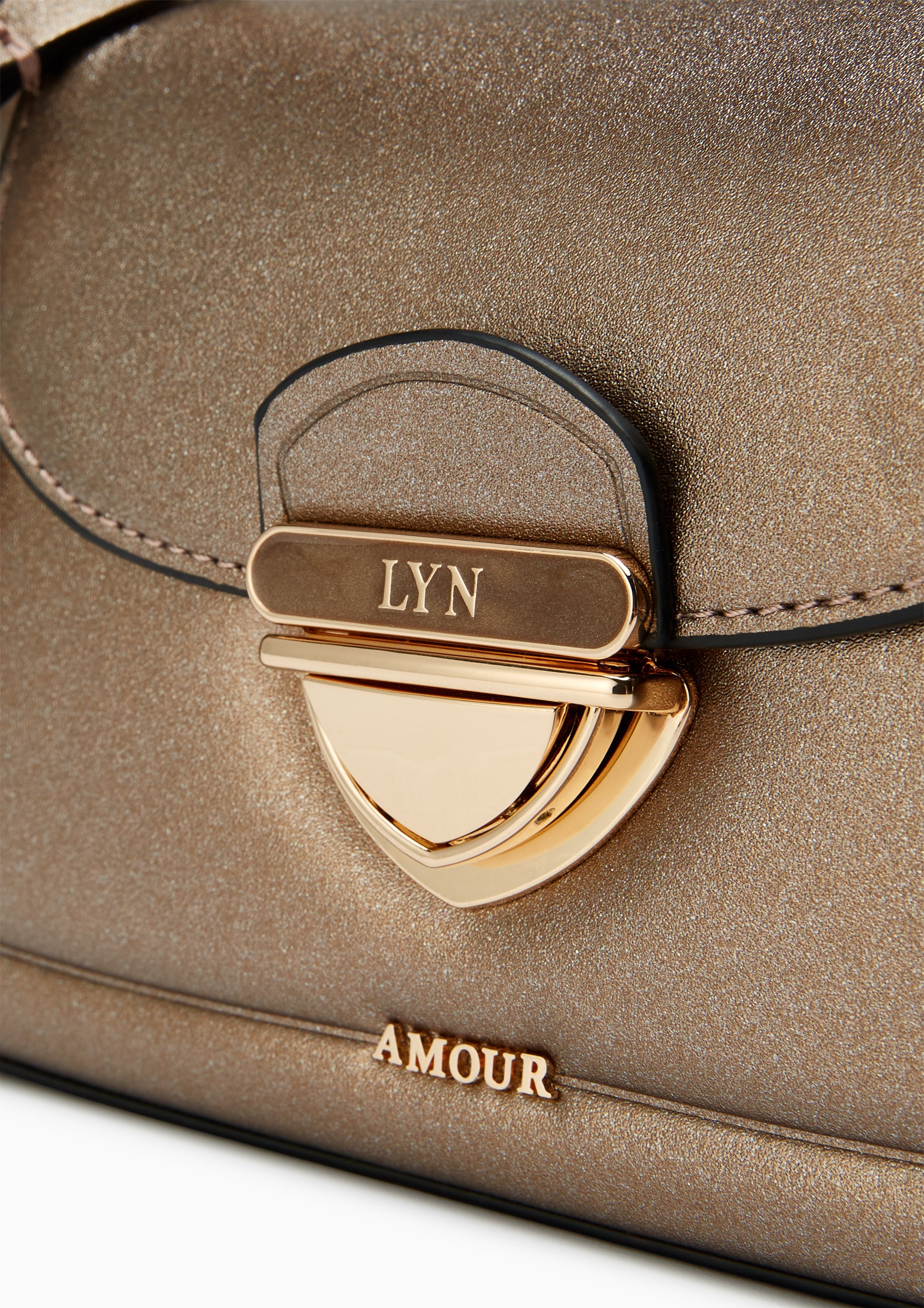 Lena Mini Shoulder Bag - Gold Variation 2