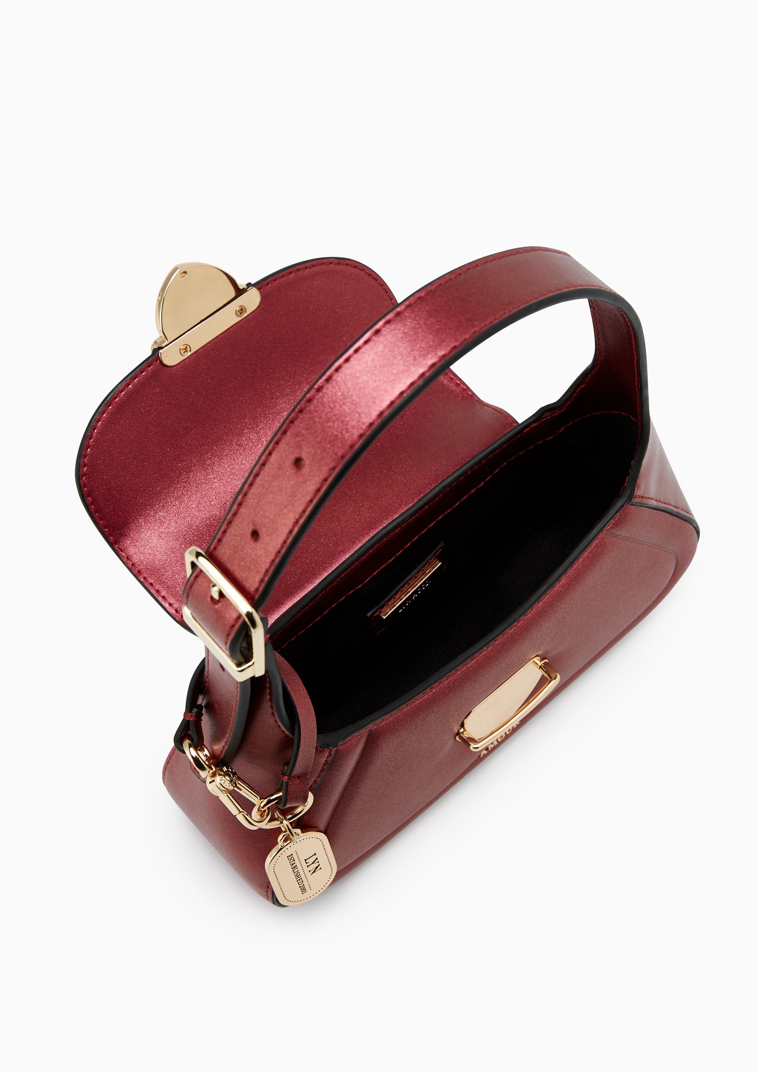 Lena Mini Shoulder Bag - Red