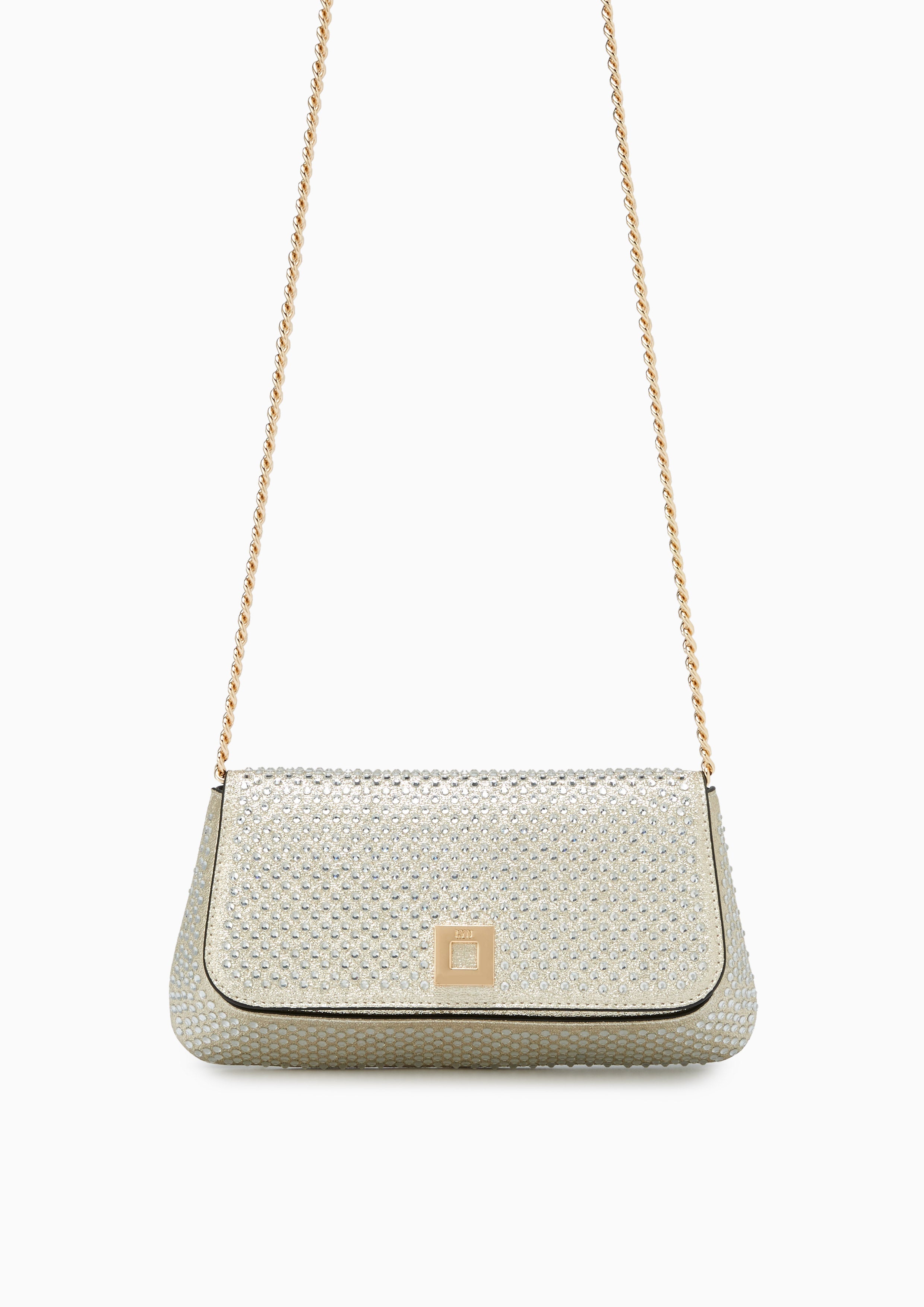 Nashia Clutch Crossbody Bag- Gold Variation 2