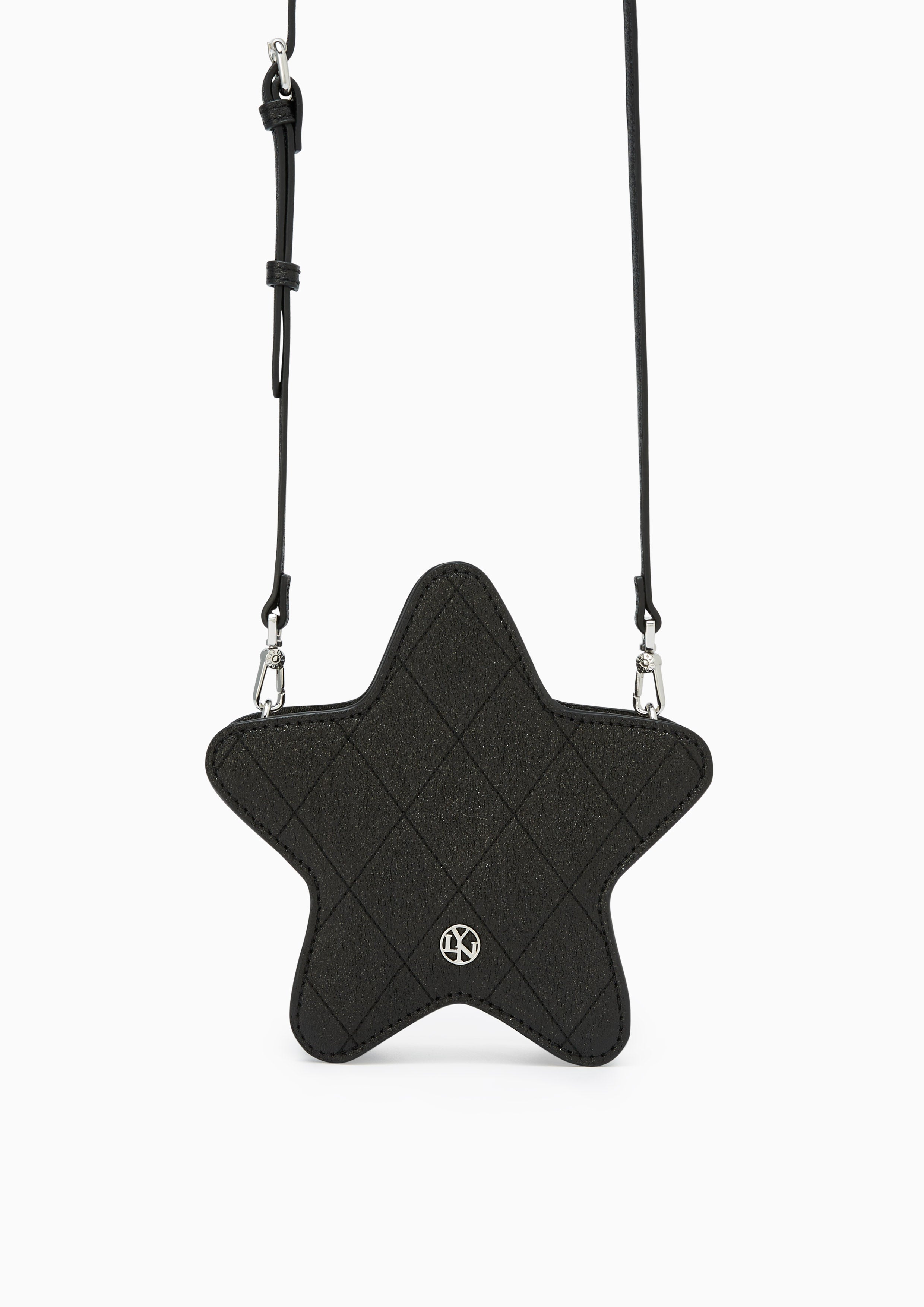 Nashia Star Pouch Crossbody Bag - Black