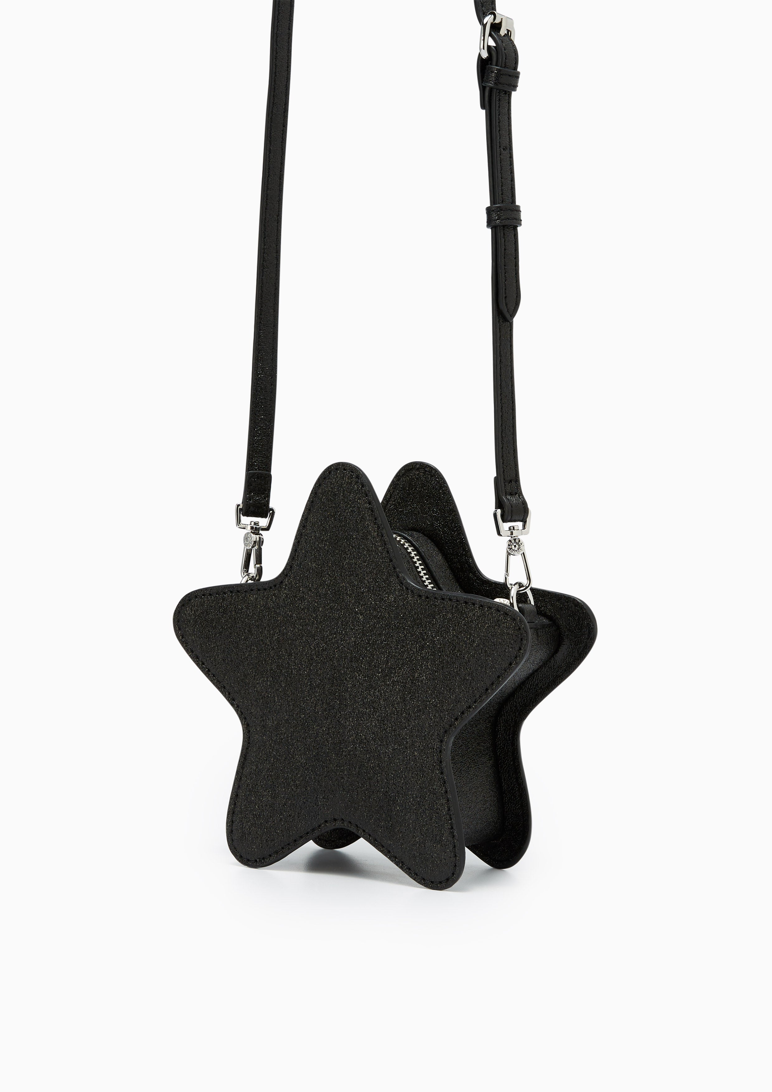 Nashia Star Pouch Crossbody Bag - Black