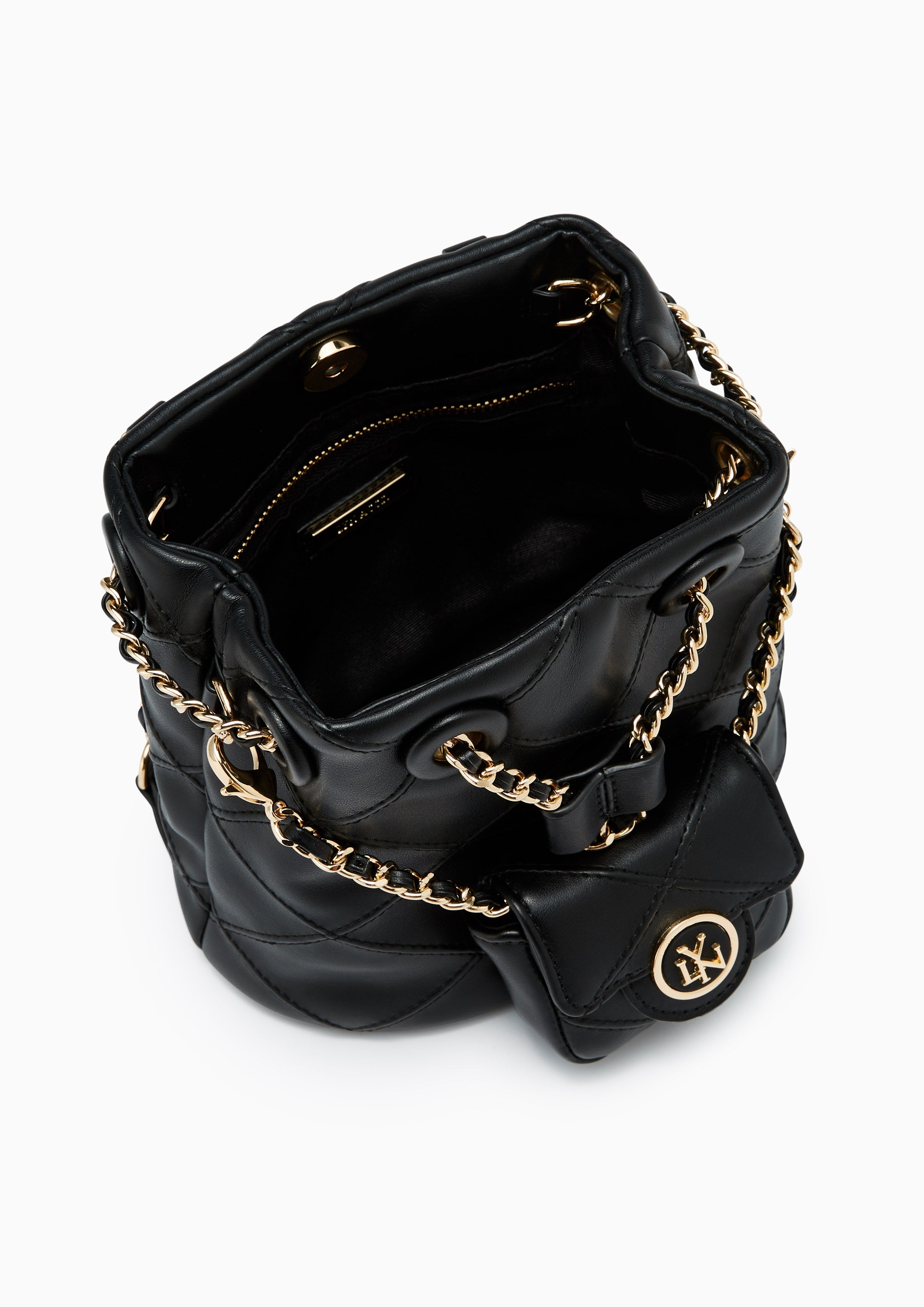 Suva Mini Bucket Bag - Black