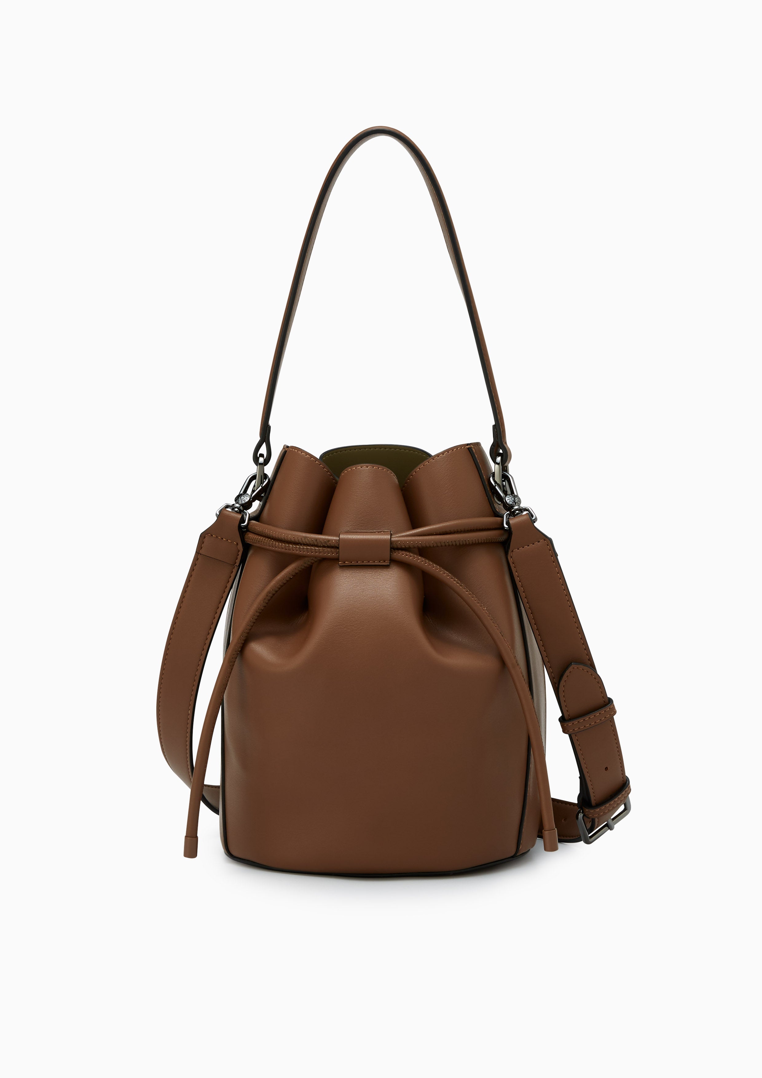 Fortune Cookies  Bucket Bag - Brown