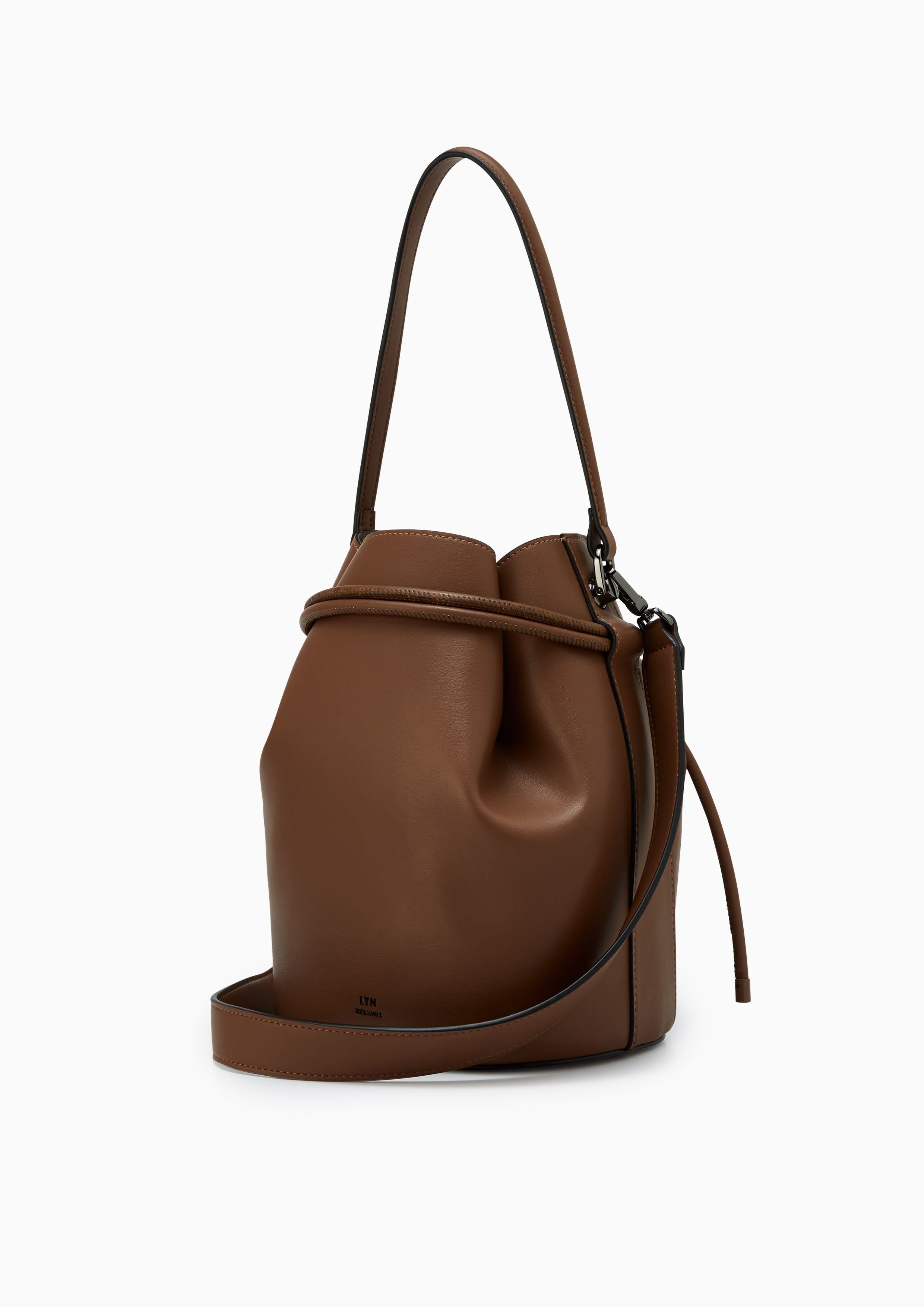 Fortune Cookies  Bucket Bag - Brown