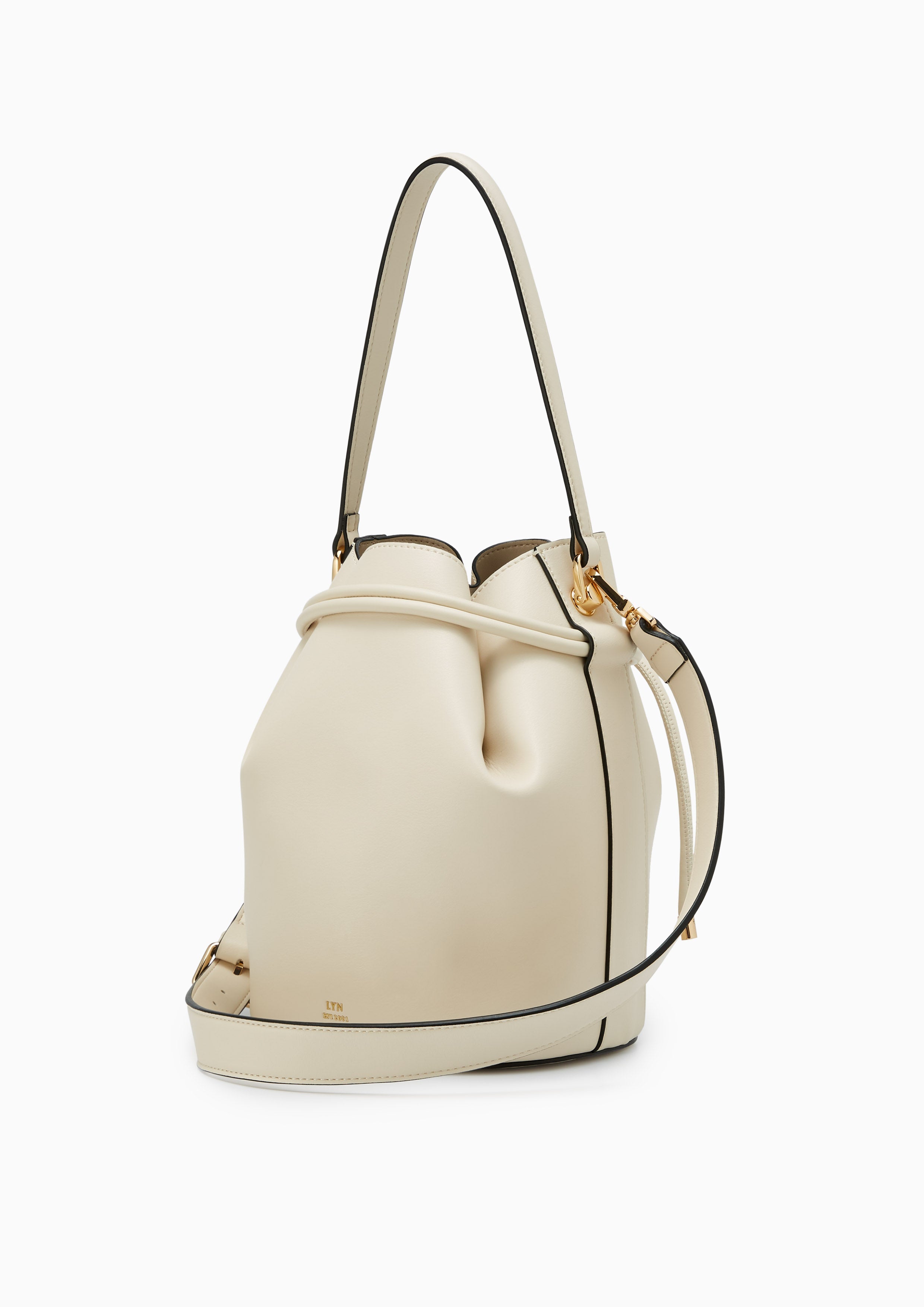 Fortune Cookies  Bucket Bag - Ivory