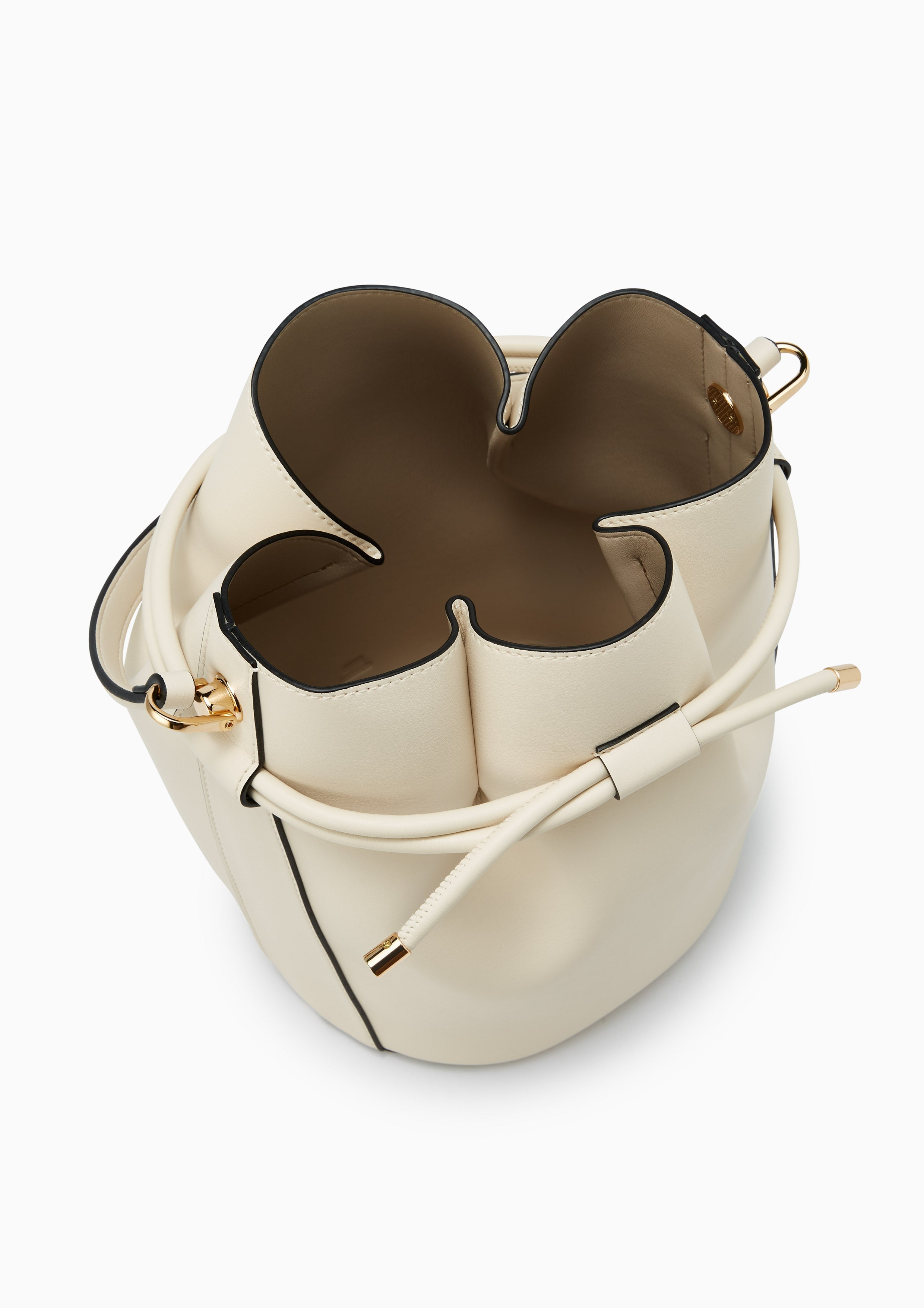 Fortune Cookies  Bucket Bag - Ivory