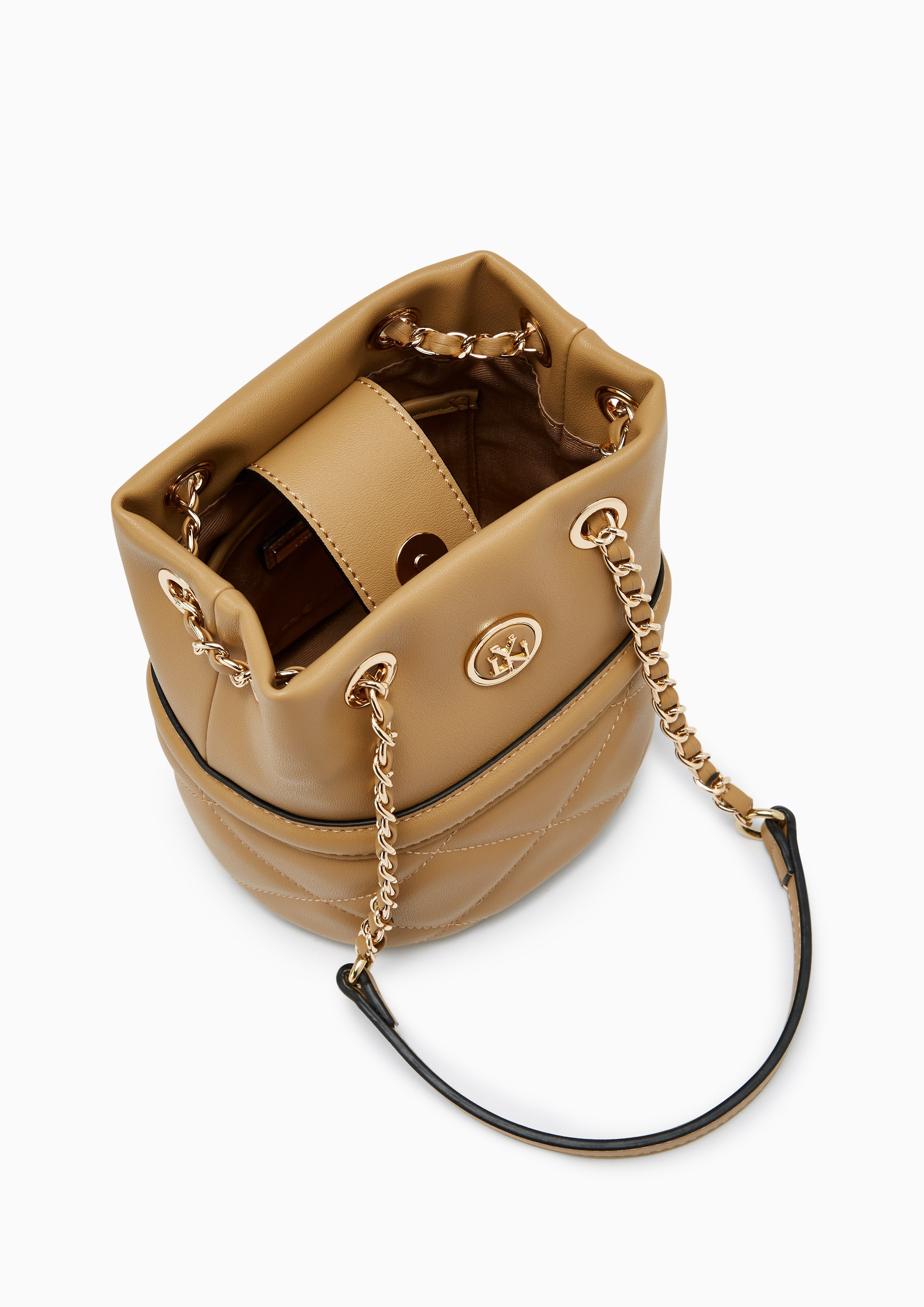 Sabrina Bucket Bag - Brown