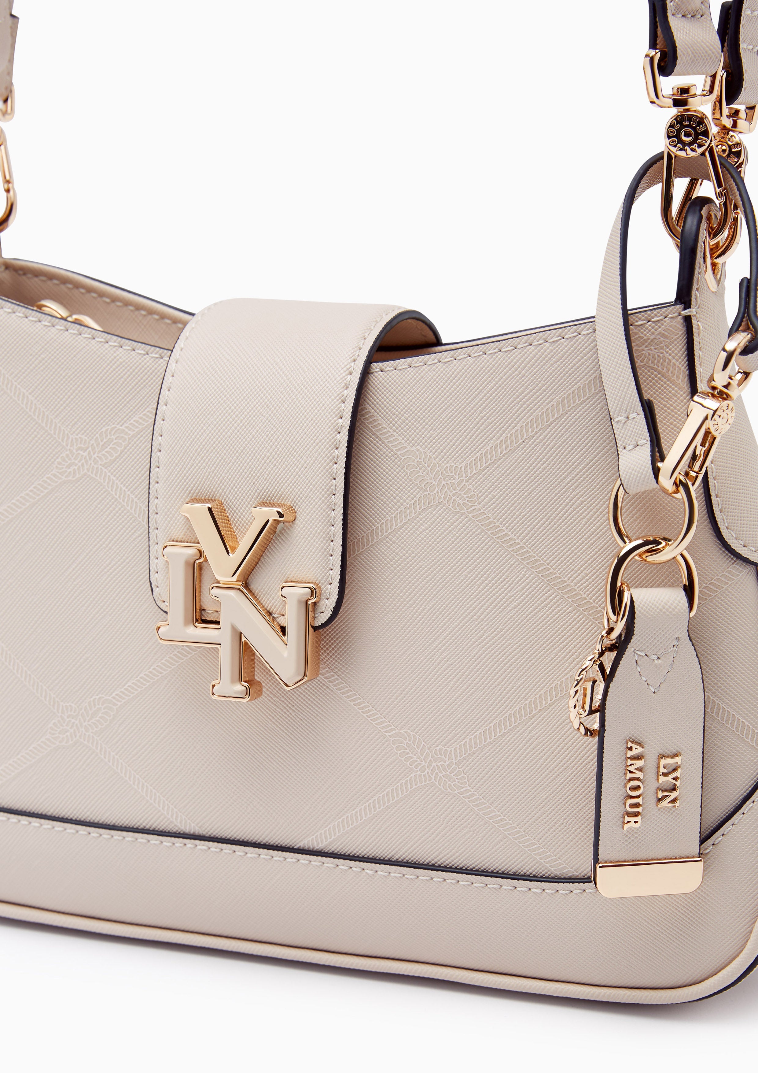 Dasha Shoulder Bag - Light Beige