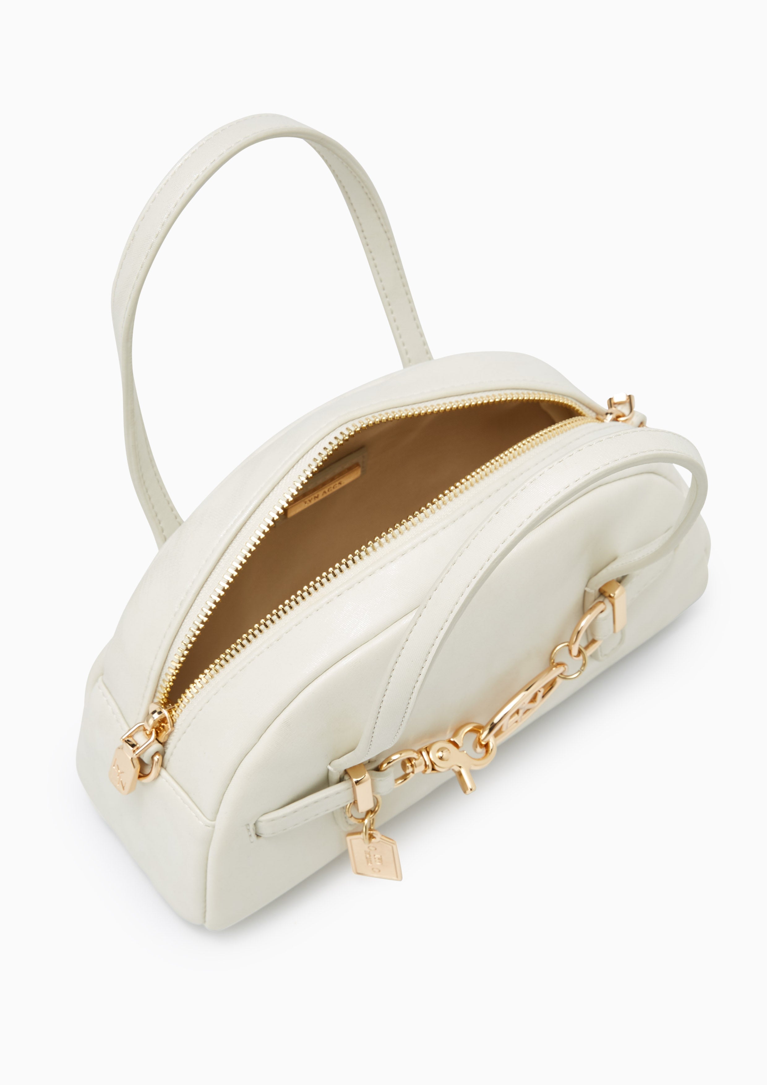 Tippy Handle Handbags - White